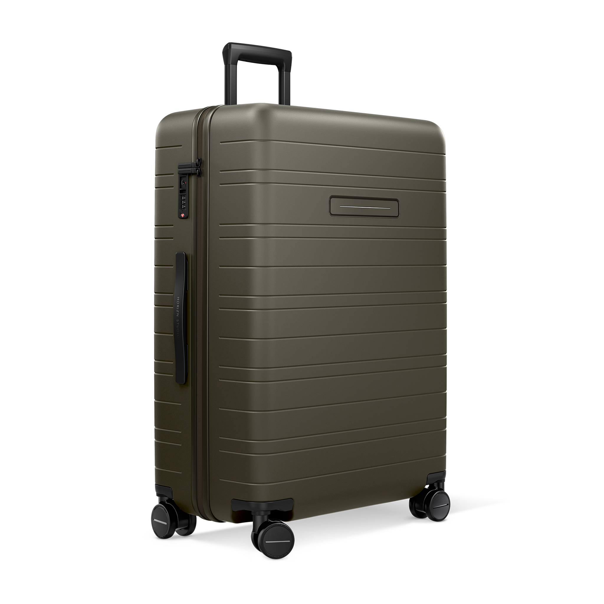 horizn-studios-h7-essential-check-in-trolley-gr-e-l-premium-hard-shell-dark-oliv image 3