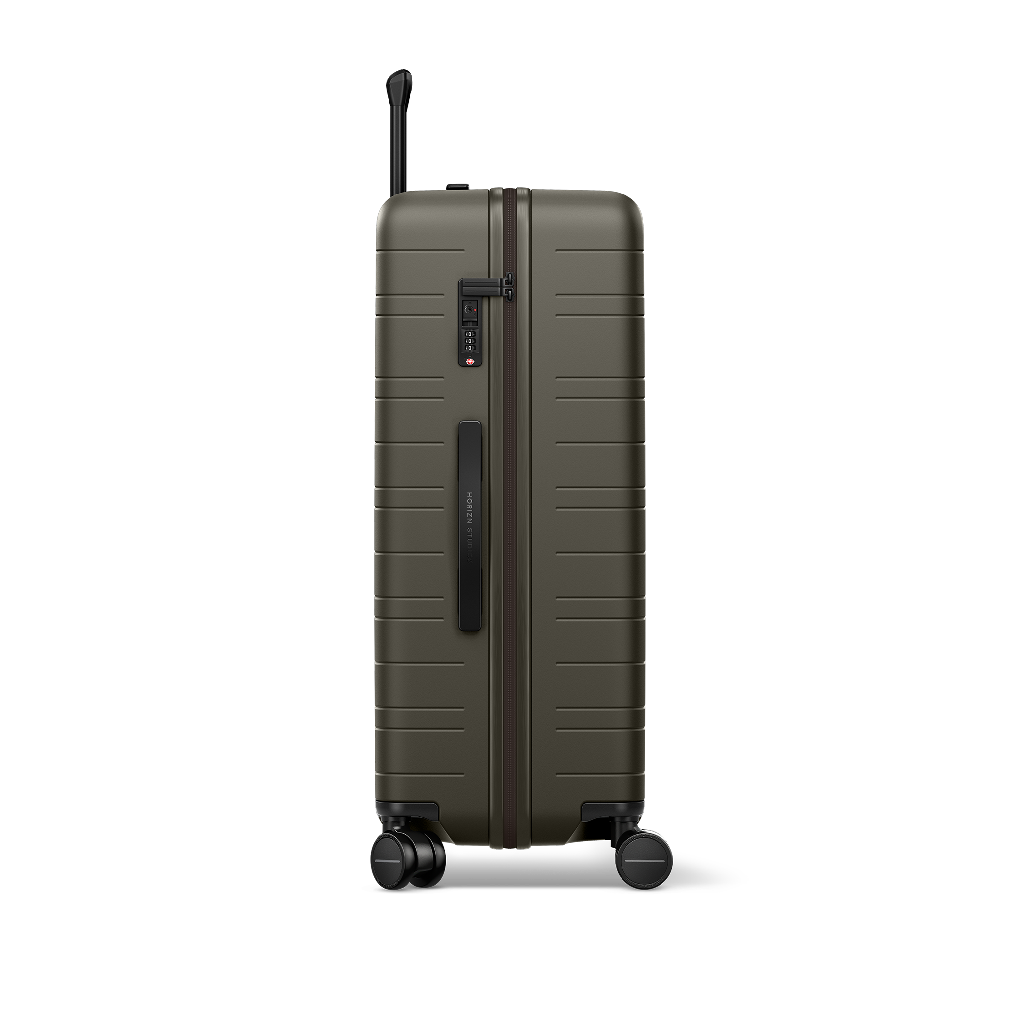 horizn-studios-h7-essential-check-in-trolley-gr-e-l-premium-hard-shell-dark-oliv image 4