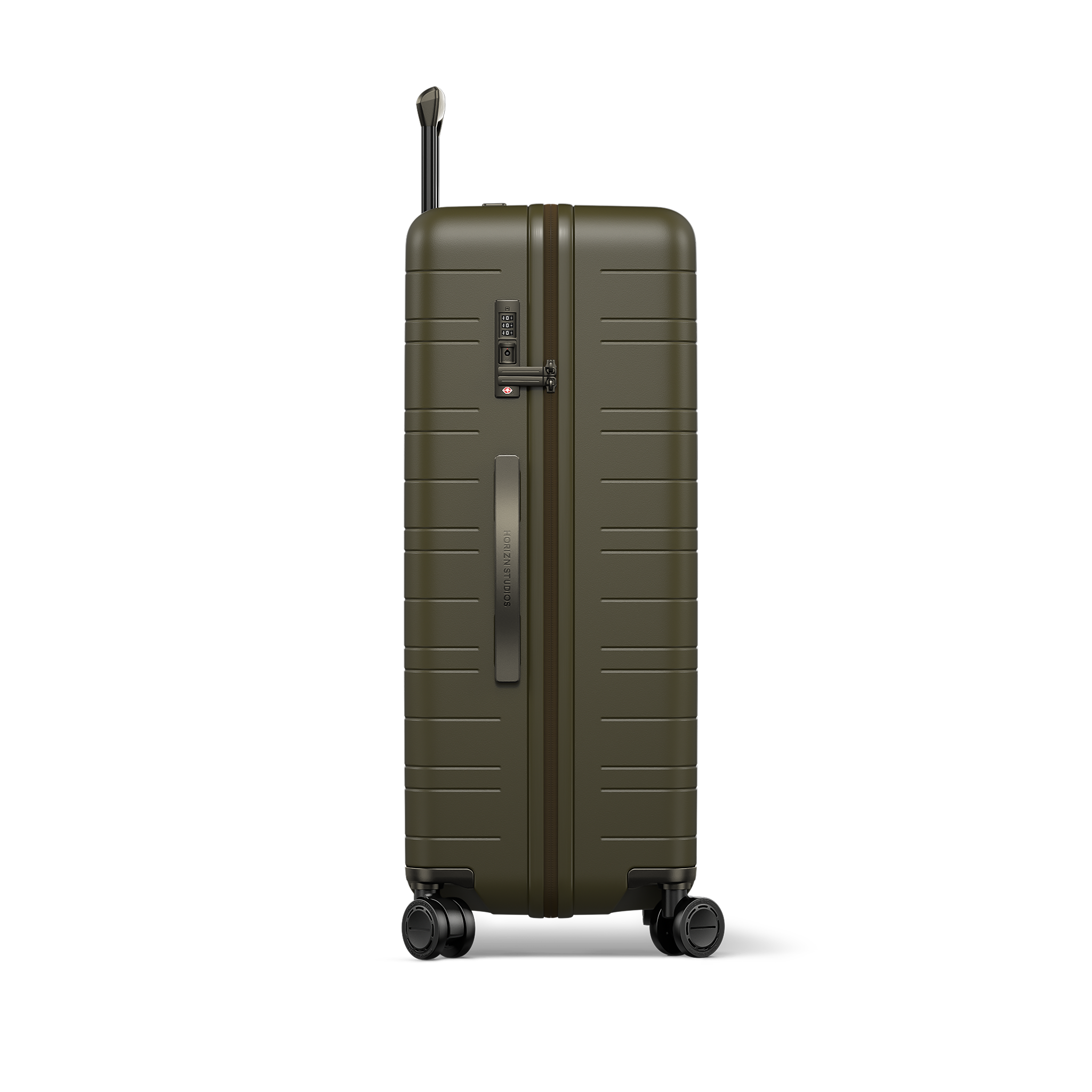 horizn-studios-h7-pro-dark-olive-premium-hard-shell-check-in-trolley-77-cm-l image 3