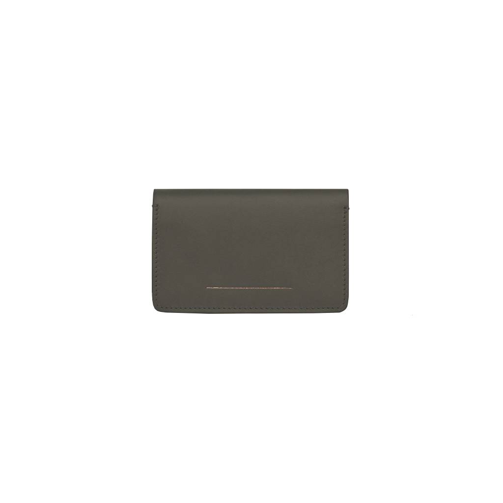 horizn-studios-double-card-holder-dark-olive-vacchetta-leder-doppel-kartenetui image 1