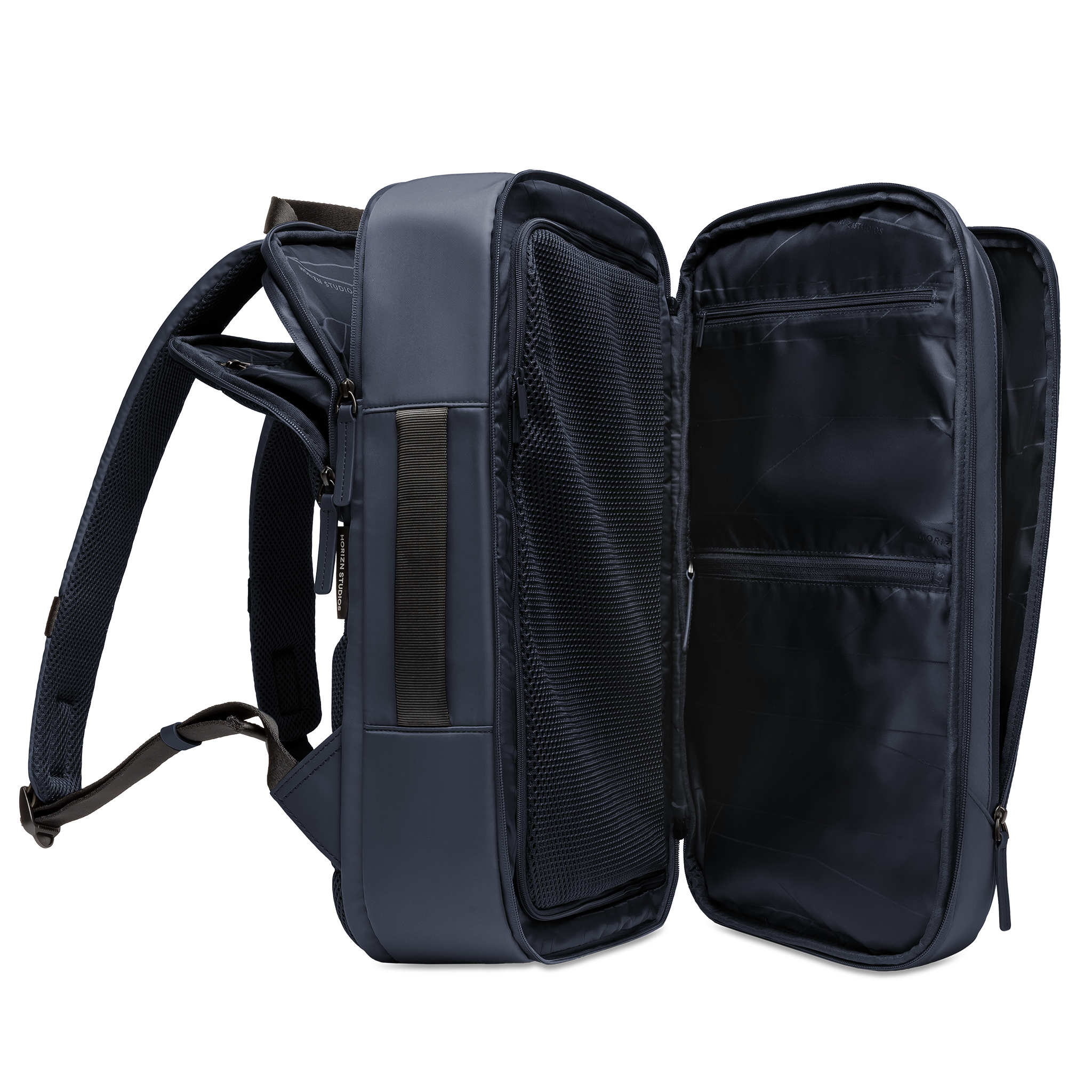horizn-studios-gion-backpack-travel-reiserucksack-aus-recyceltem-nylon-night-blu image 5