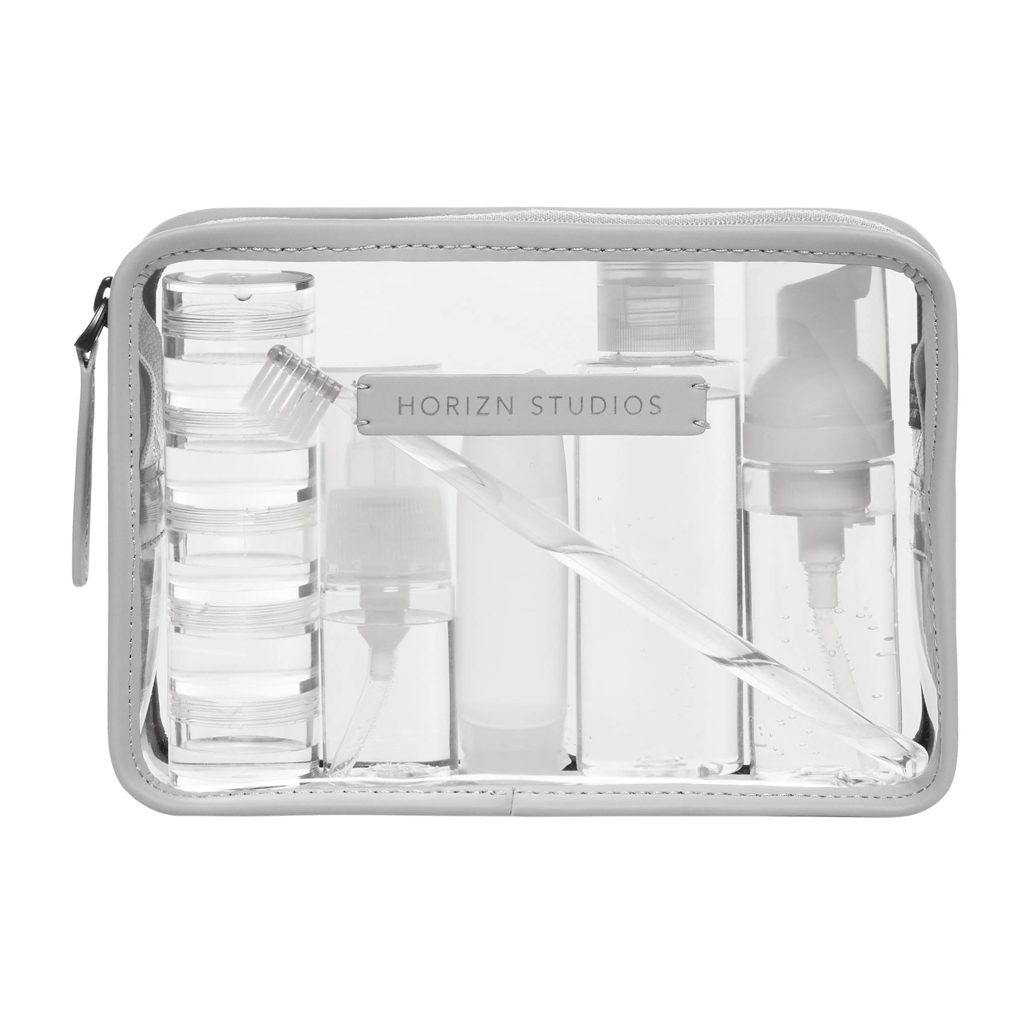 horizn-studios-liquids-bag-kulturbeutel-light-quartz-grey-pvc-pu-transparent image 3