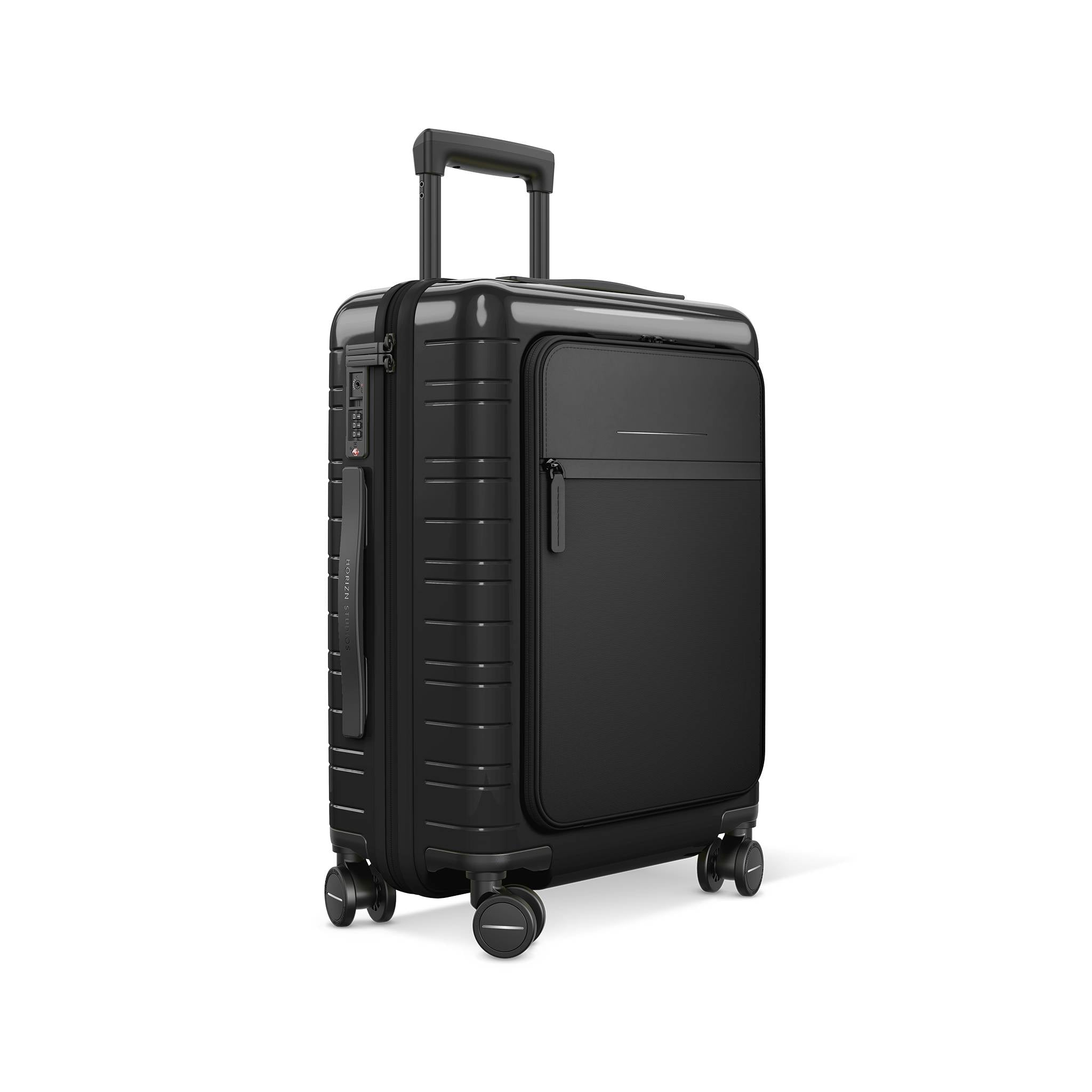 horizn-studios-m5-essential-multi-shell-kabinentrolley-glossy-all-black-55-cm-mi image 2