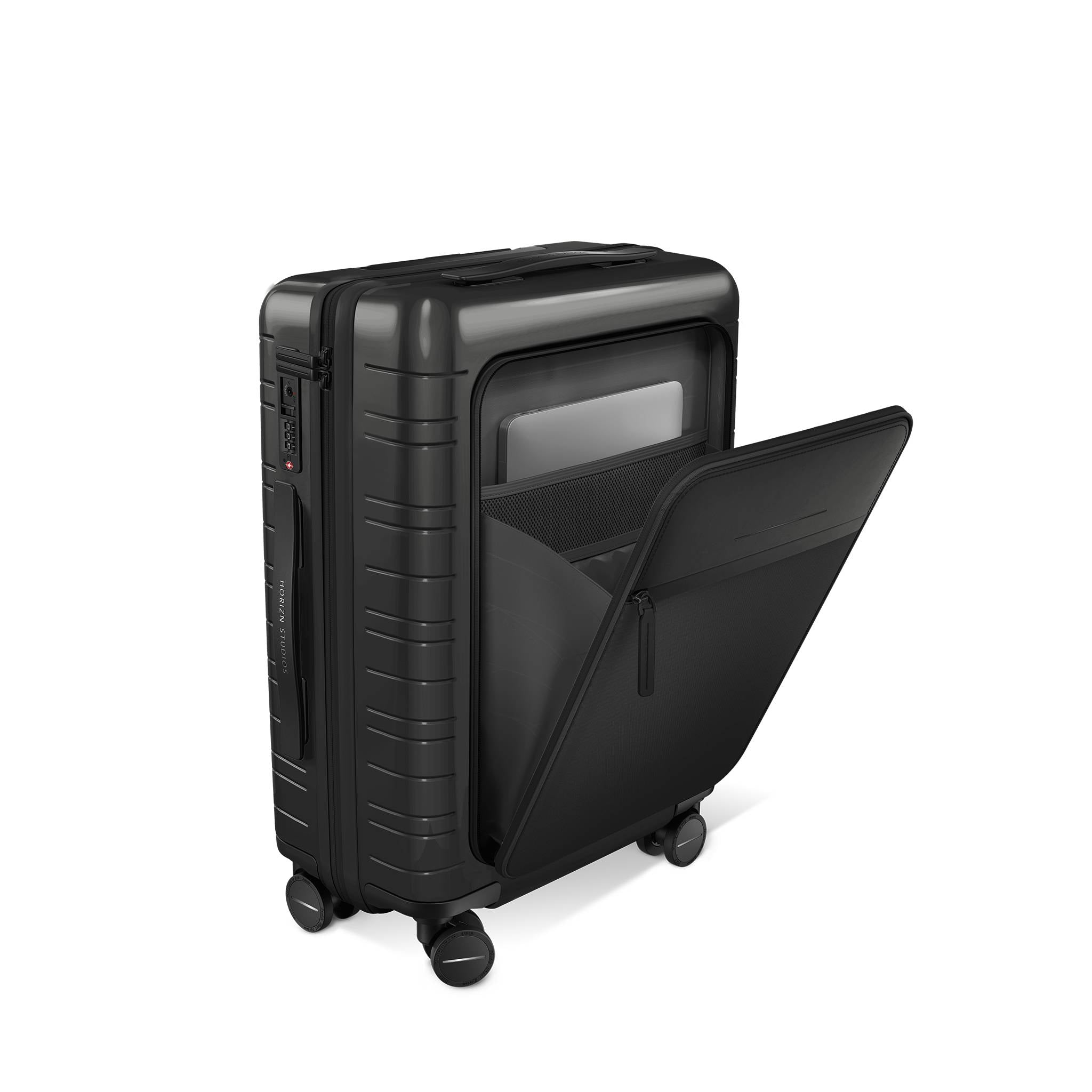 horizn-studios-m5-essential-multi-shell-kabinentrolley-glossy-all-black-55-cm-mi image 6