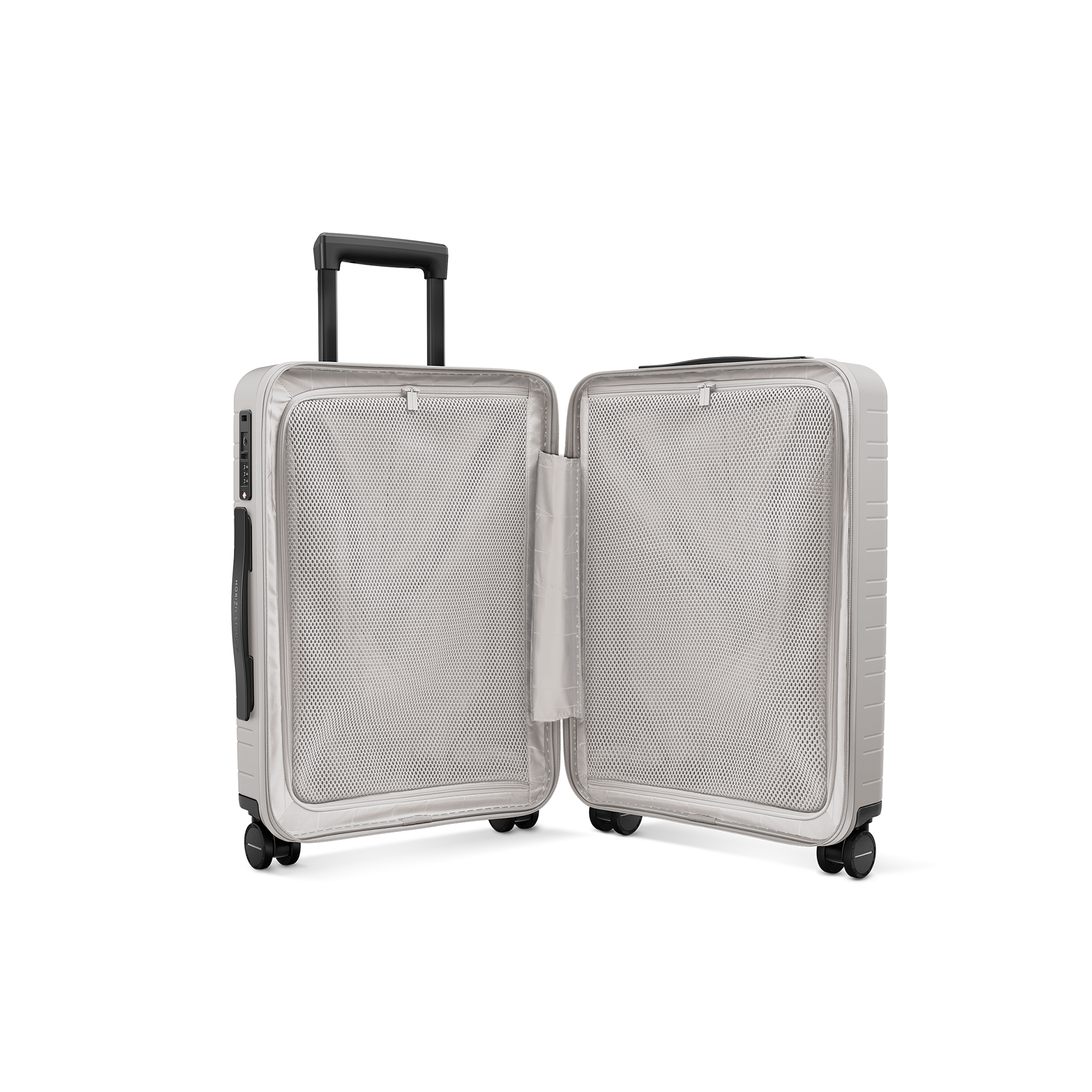 horizn-studios-m5-essential-handgep-ck-koffer-sand-grey-55-cm-mit-frontfach image 6