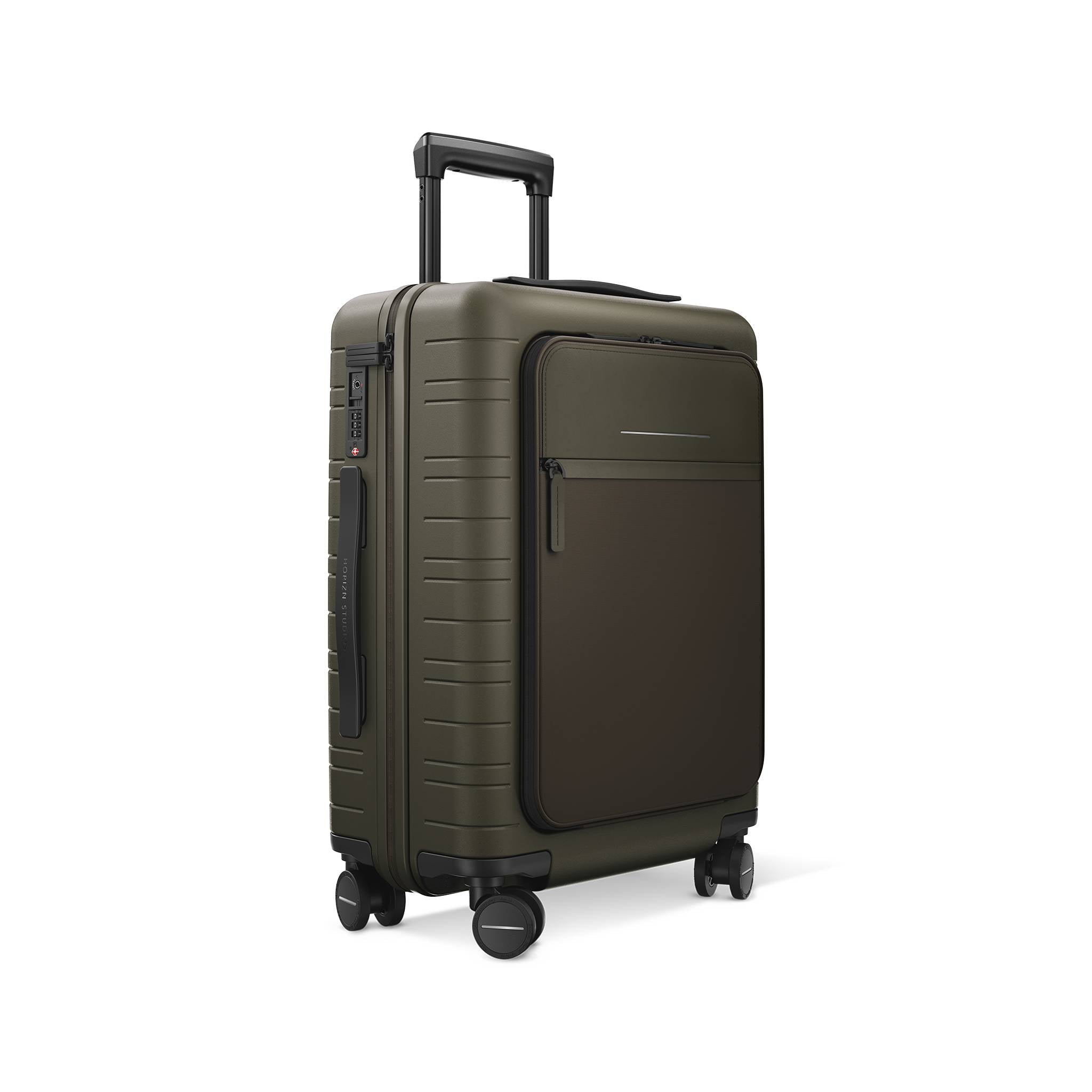 horizn-studios-m5-essential-dark-olive-kabinentrolley-mit-fronttasche-55-cm-mult image 2