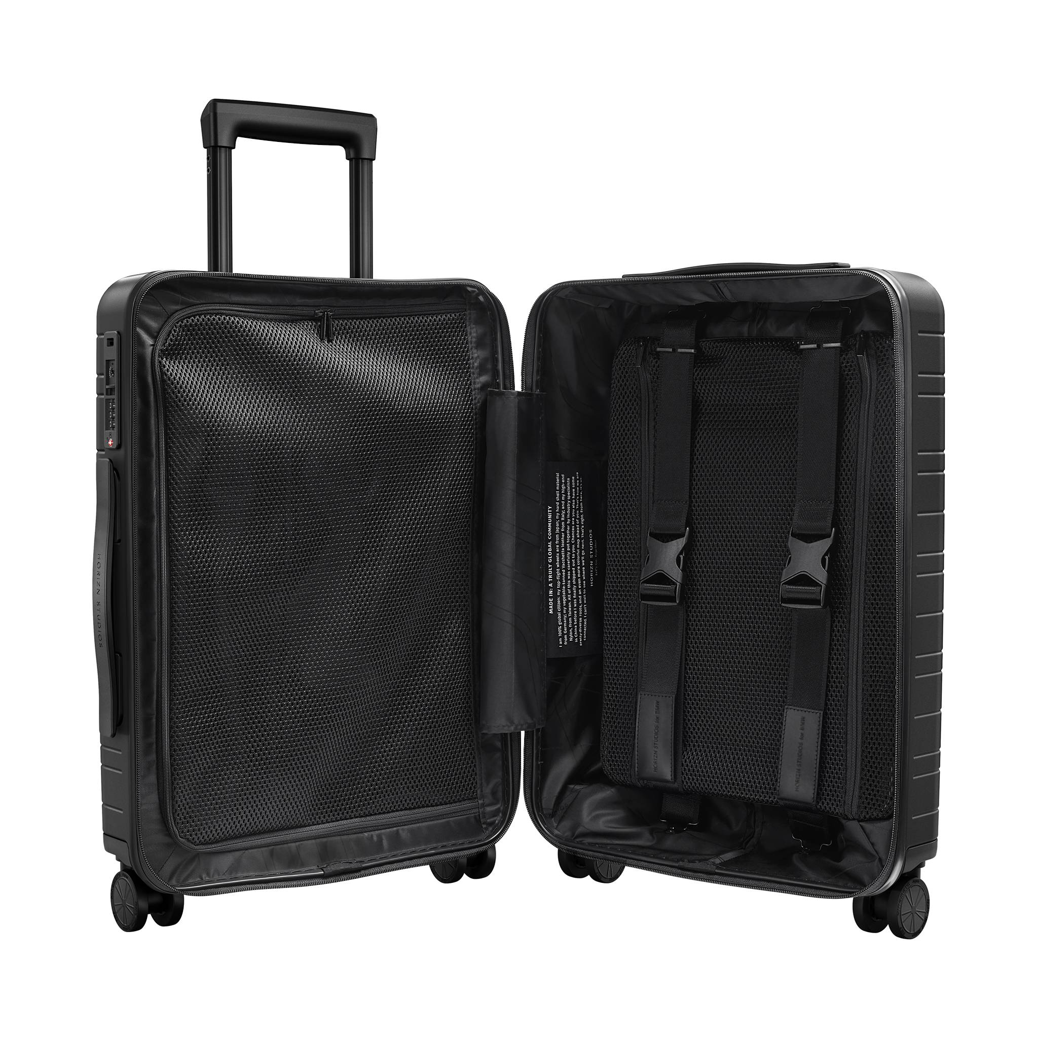 horizn-studios-m5-bmw-edition-multi-shell-kabinentrolley-all-black-55-cm-mit-fro image 6