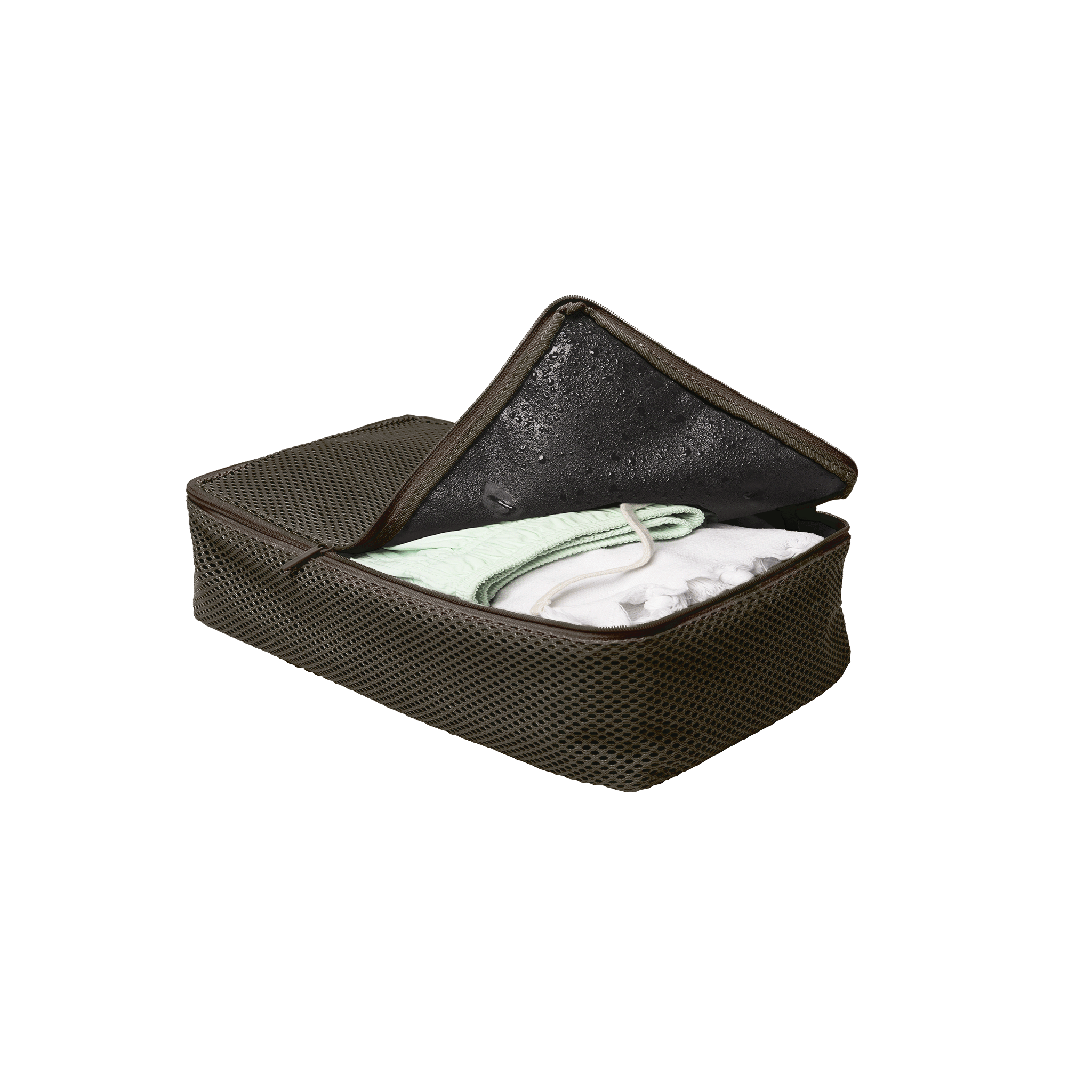 horizn-studios-packing-cubes-packw-rfel-set-aus-nylon-mesh-dark-olive image 2