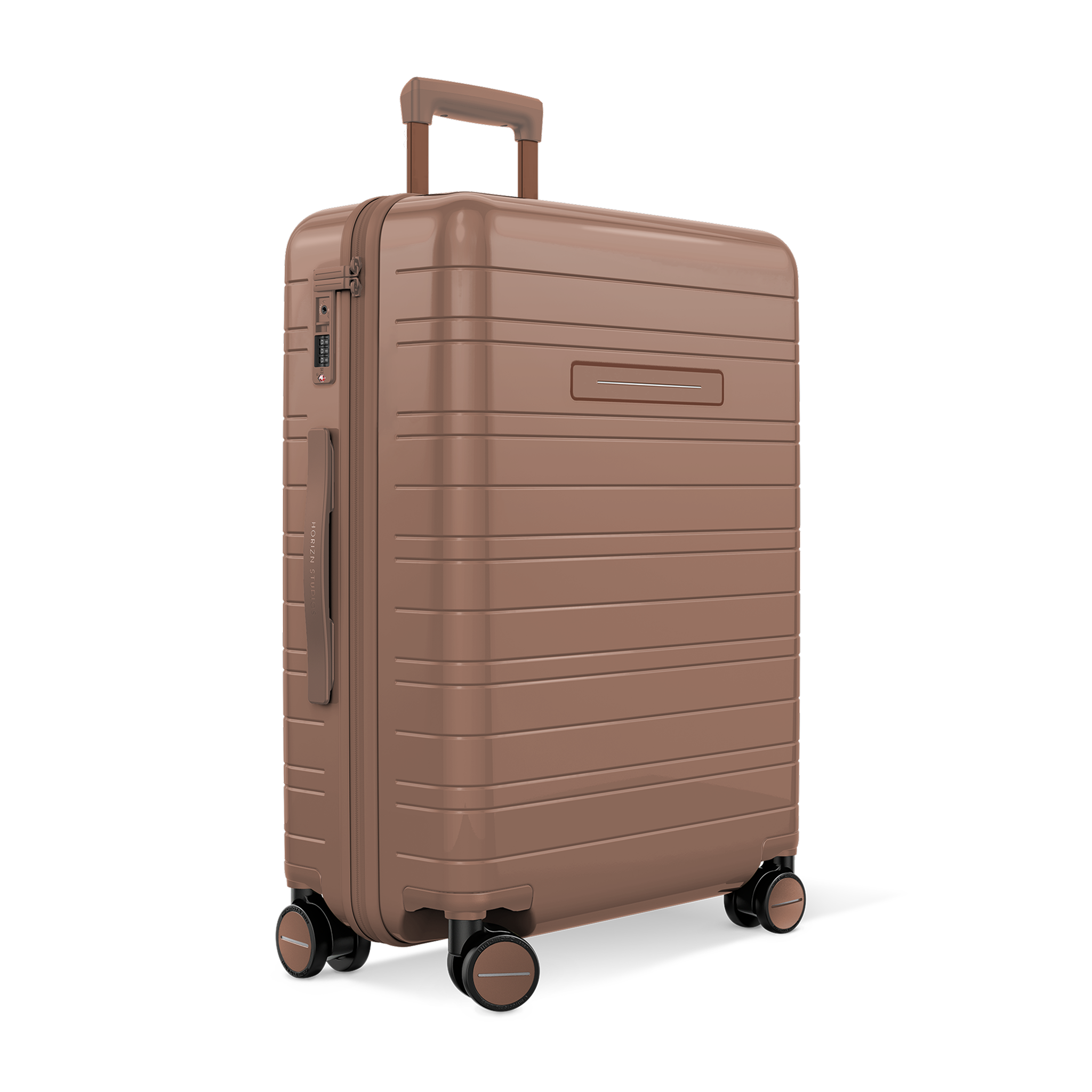 horizn-studios-h6-re-check-in-koffer-m-64-cm-glossy-mocha-recycelte-hartschale-a image 2