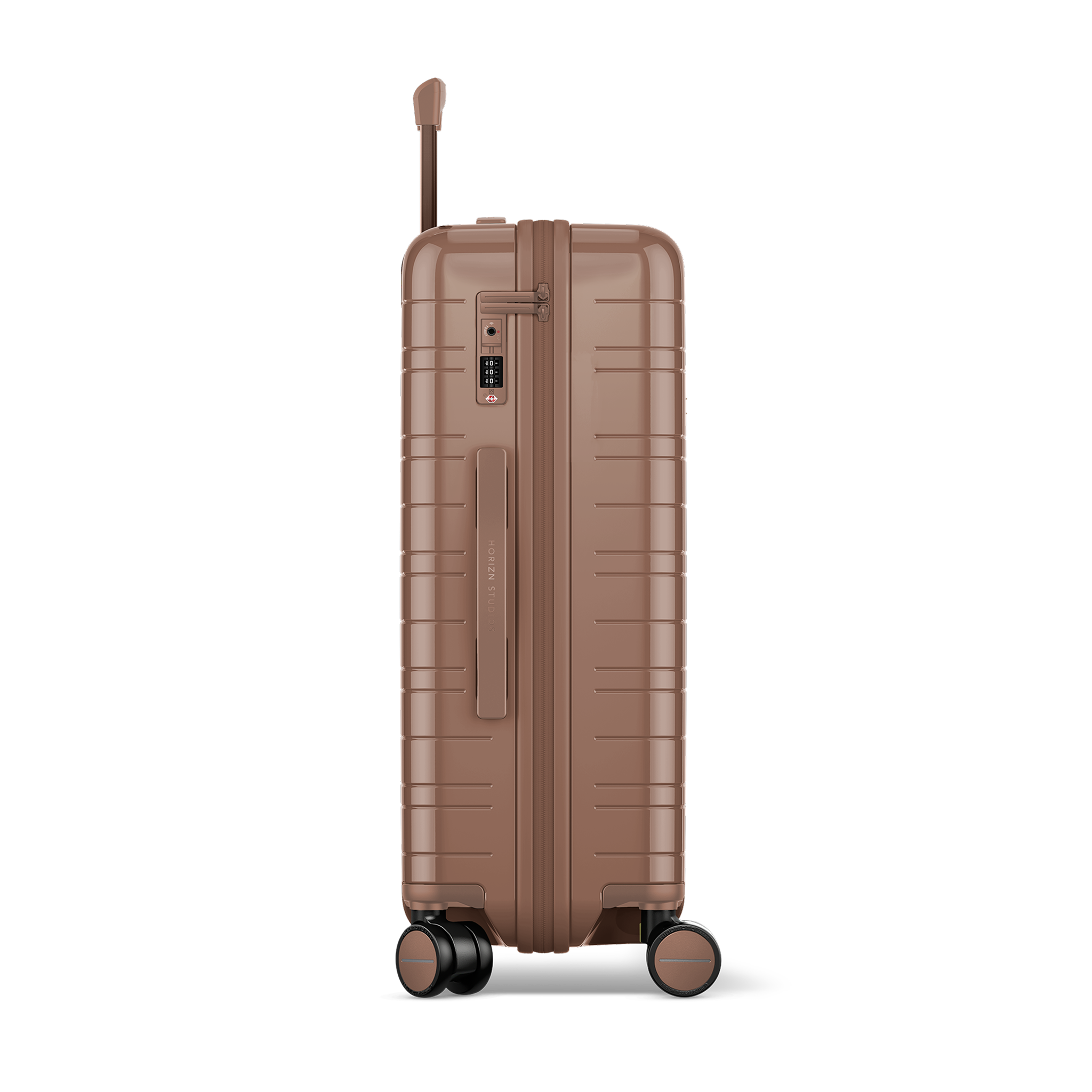 horizn-studios-h6-re-check-in-koffer-m-64-cm-glossy-mocha-recycelte-hartschale-a image 3
