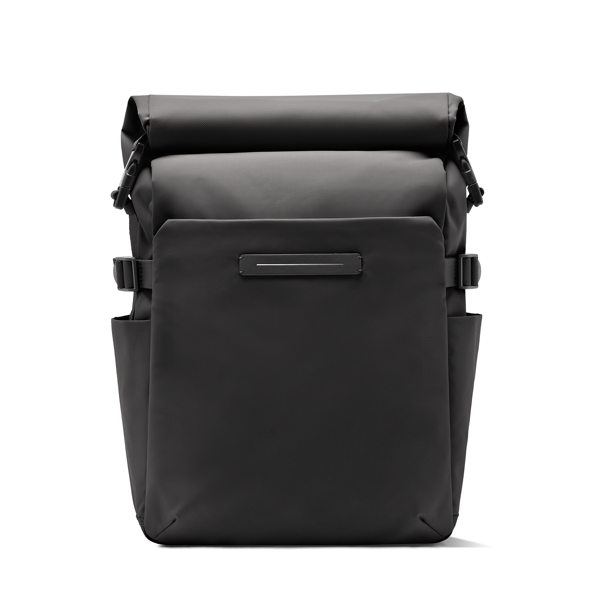 horizn-studios-shibuya-rolltop-rucksack-all-black-recyceltes-nylon image 2