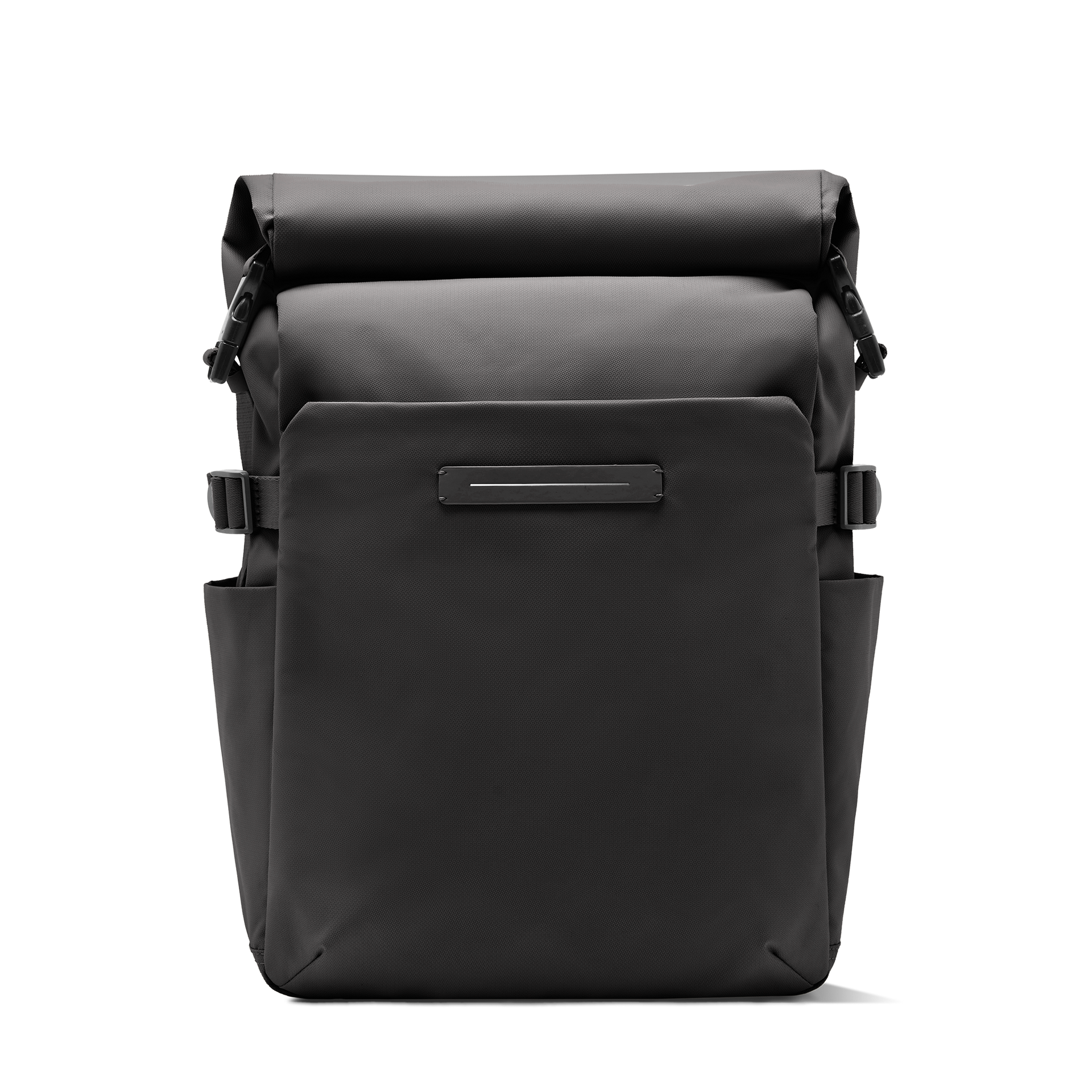 horizn-studios-shibuya-rolltop-rucksack-all-black-recyceltes-nylon image 1