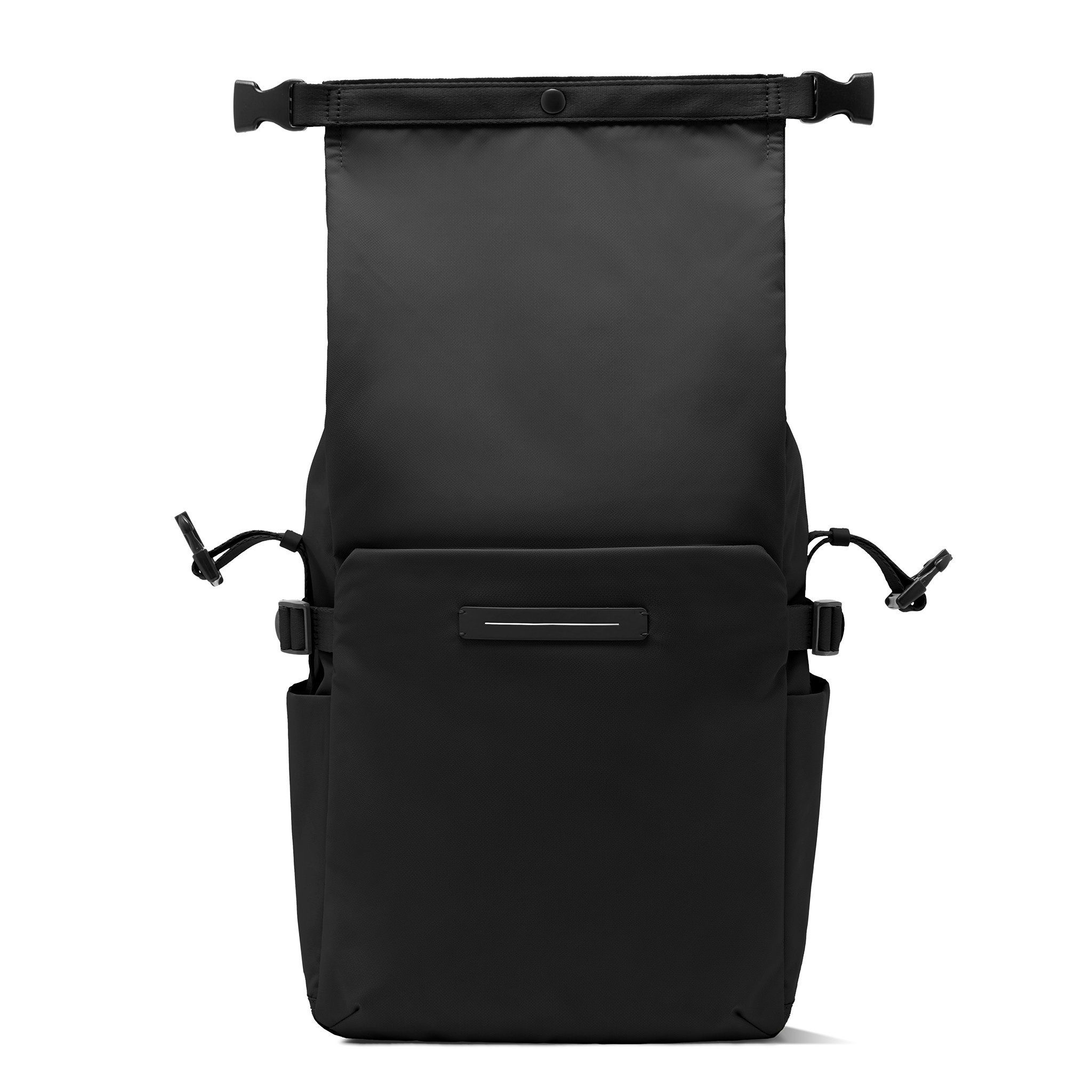horizn-studios-shibuya-rolltop-rucksack-all-black-recyceltes-nylon image 6