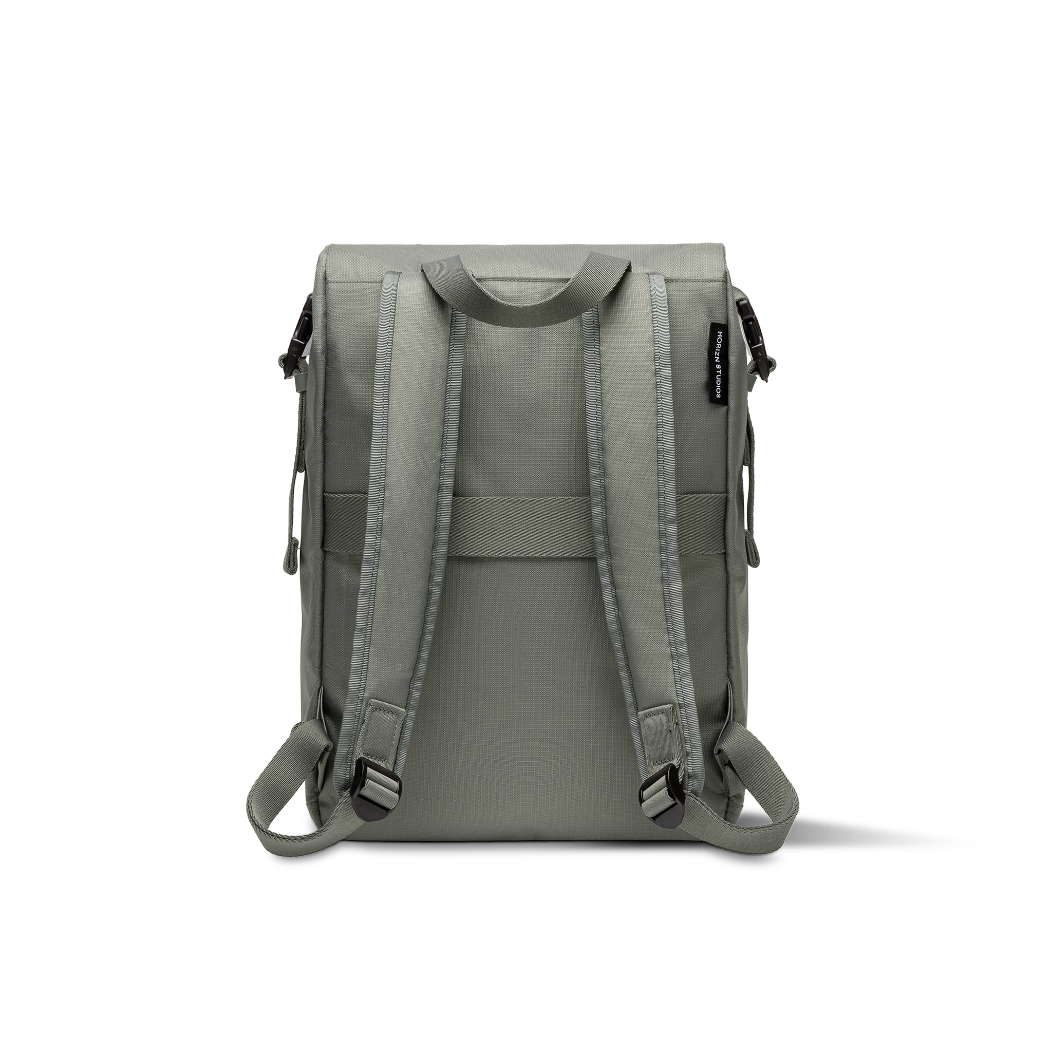 horizn-studios-shibuya-rolltop-rucksack-agave-green-rpet-ripstop image 3