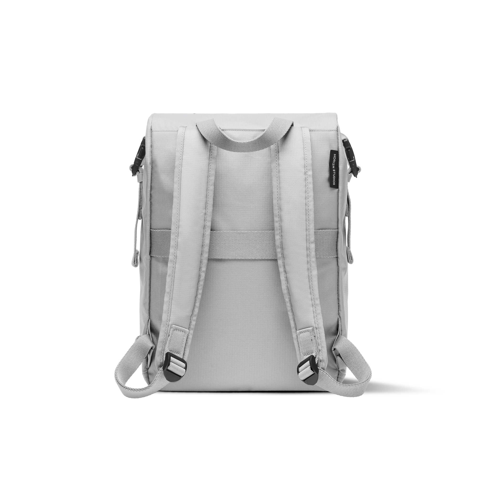 horizn-studios-shibuya-rolltop-rucksack-light-quartz-grey-rpet-ripstop image 3