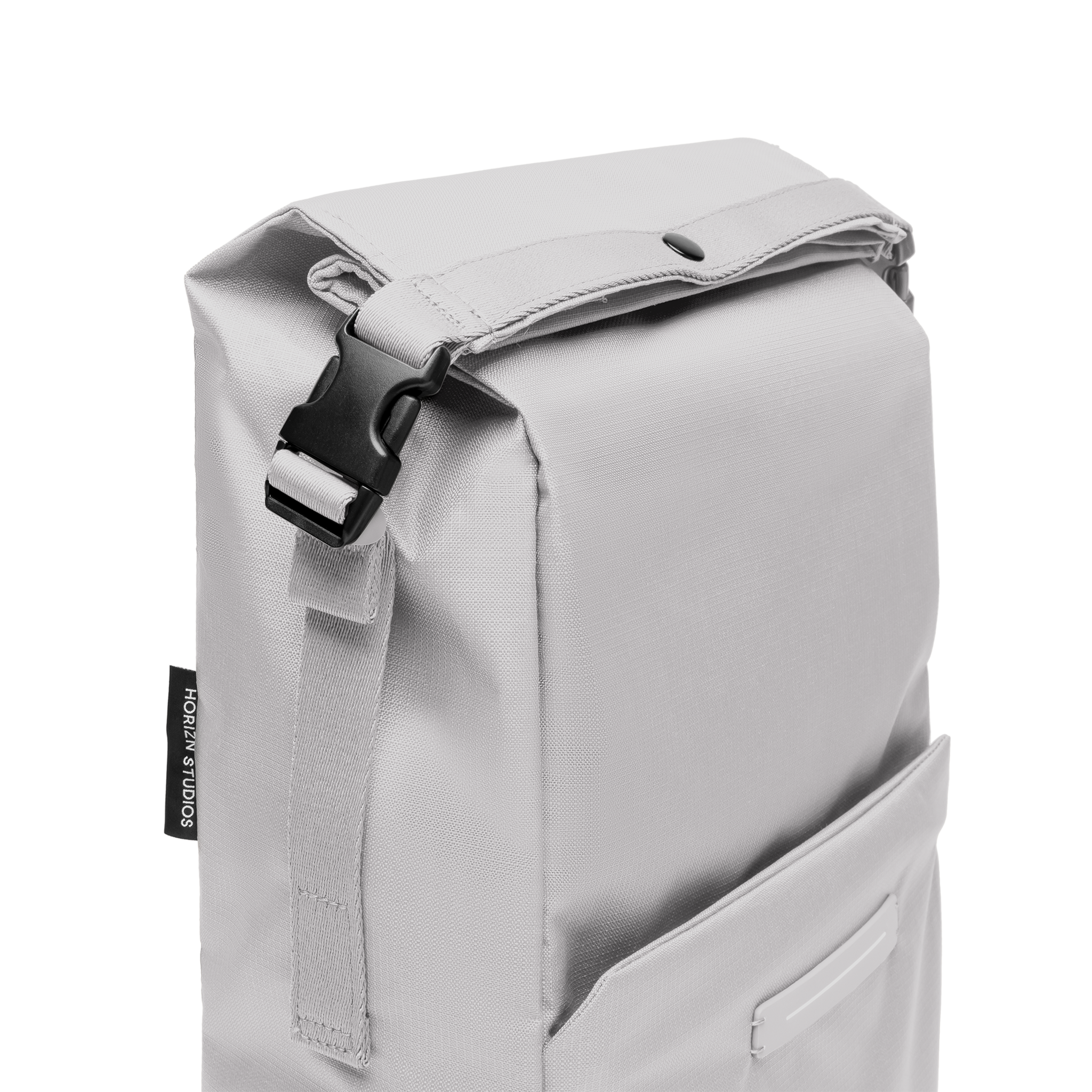 horizn-studios-shibuya-rolltop-rucksack-light-quartz-grey-rpet-ripstop image 6