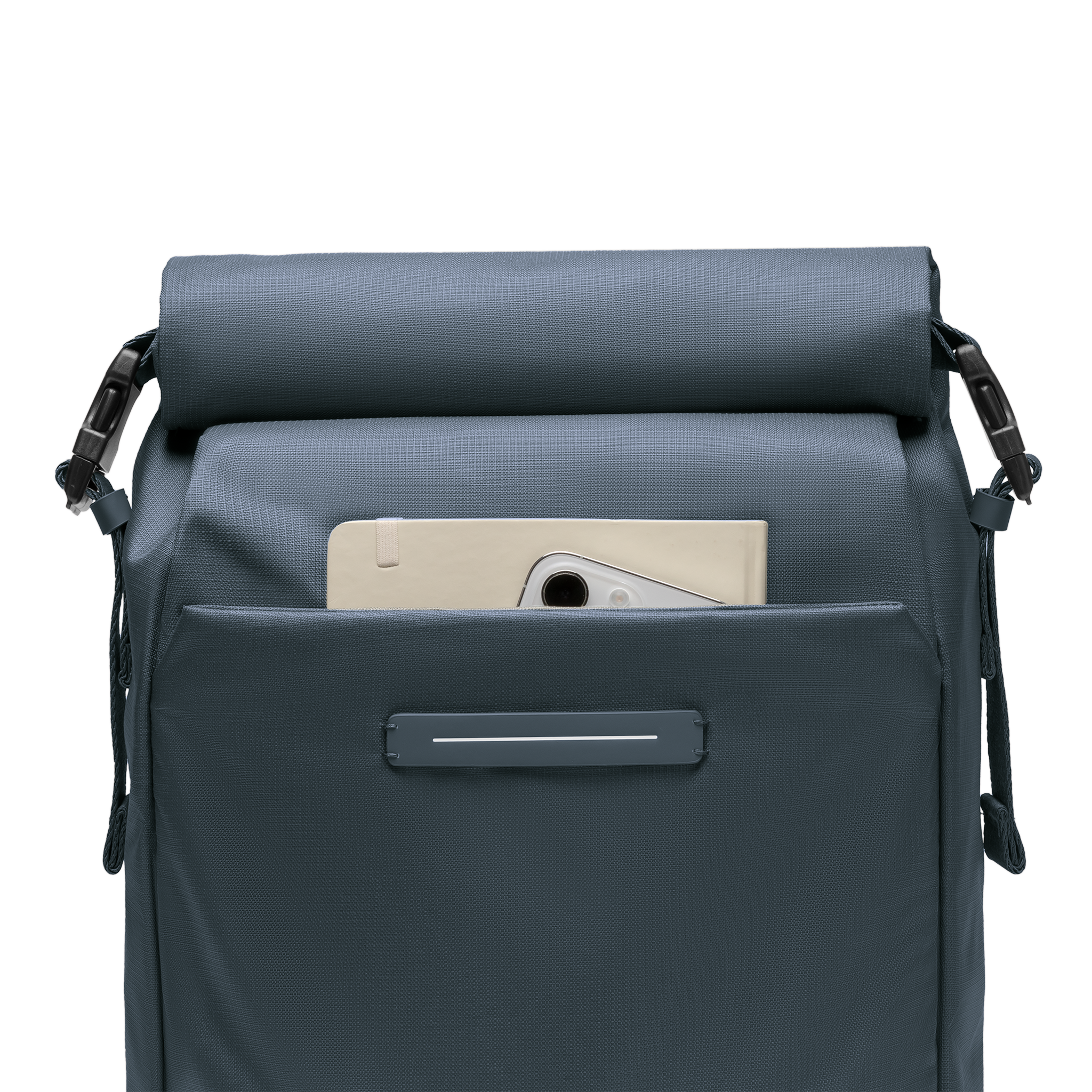 horizn-studios-shibuya-rolltop-rucksack-night-blue-rpet-ripstop image 5