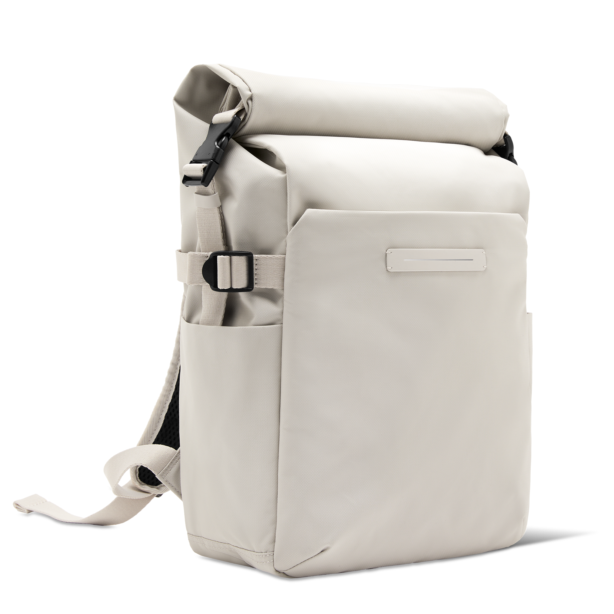 horizn-studios-shibuya-rolltop-backpack-sand-grey-rolltop-rucksack-aus-recycelte image 2