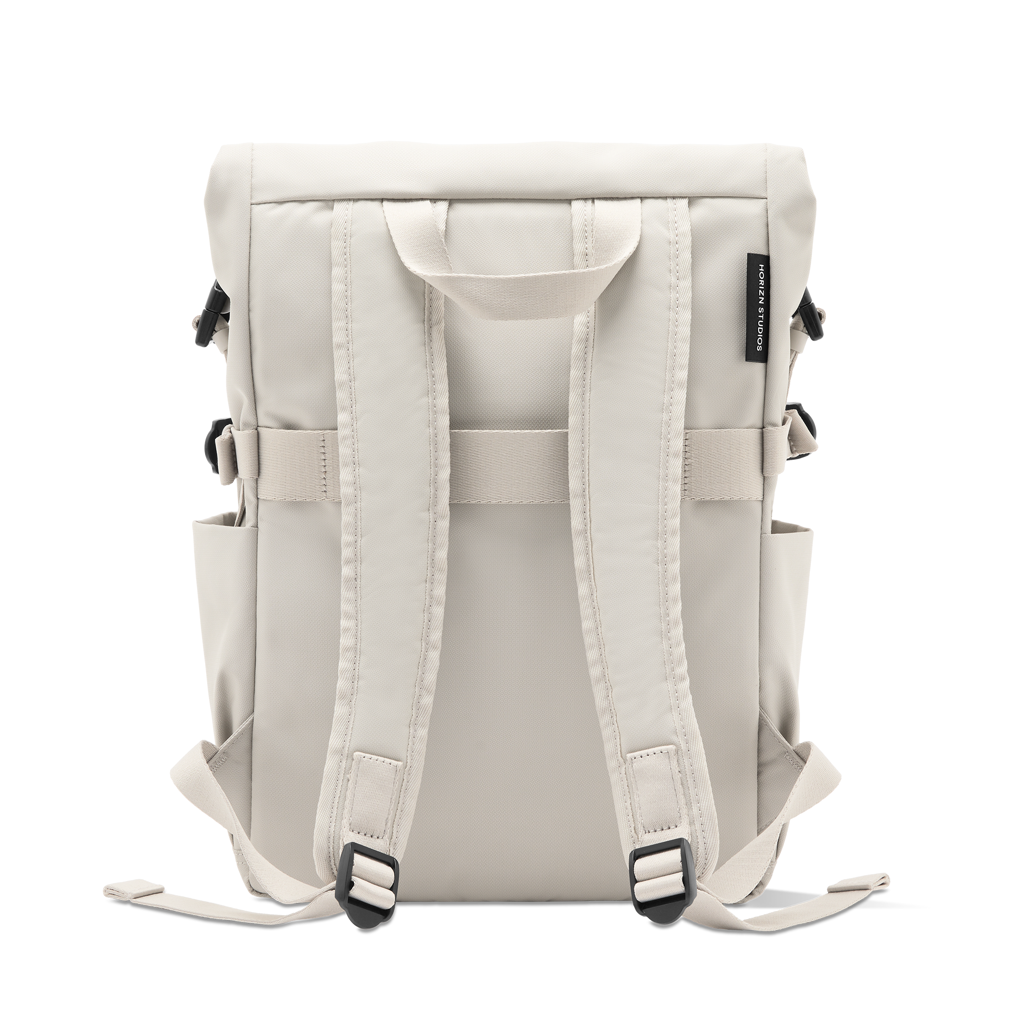horizn-studios-shibuya-rolltop-backpack-sand-grey-rolltop-rucksack-aus-recycelte image 3