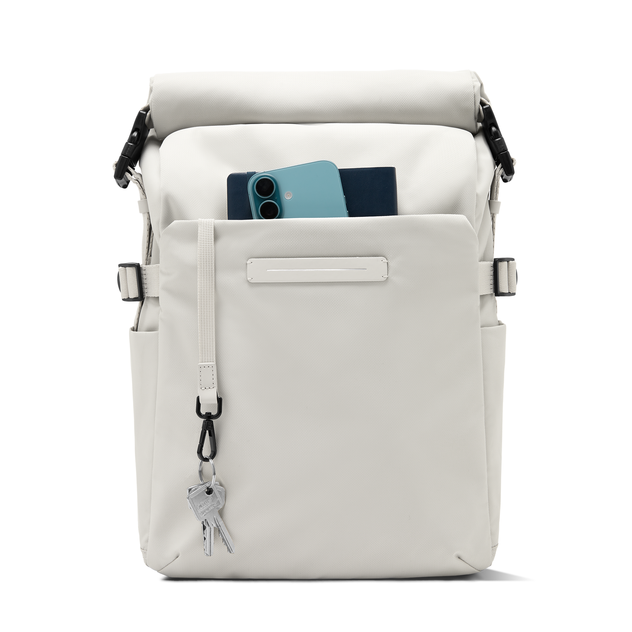 horizn-studios-shibuya-rolltop-backpack-sand-grey-rolltop-rucksack-aus-recycelte image 7