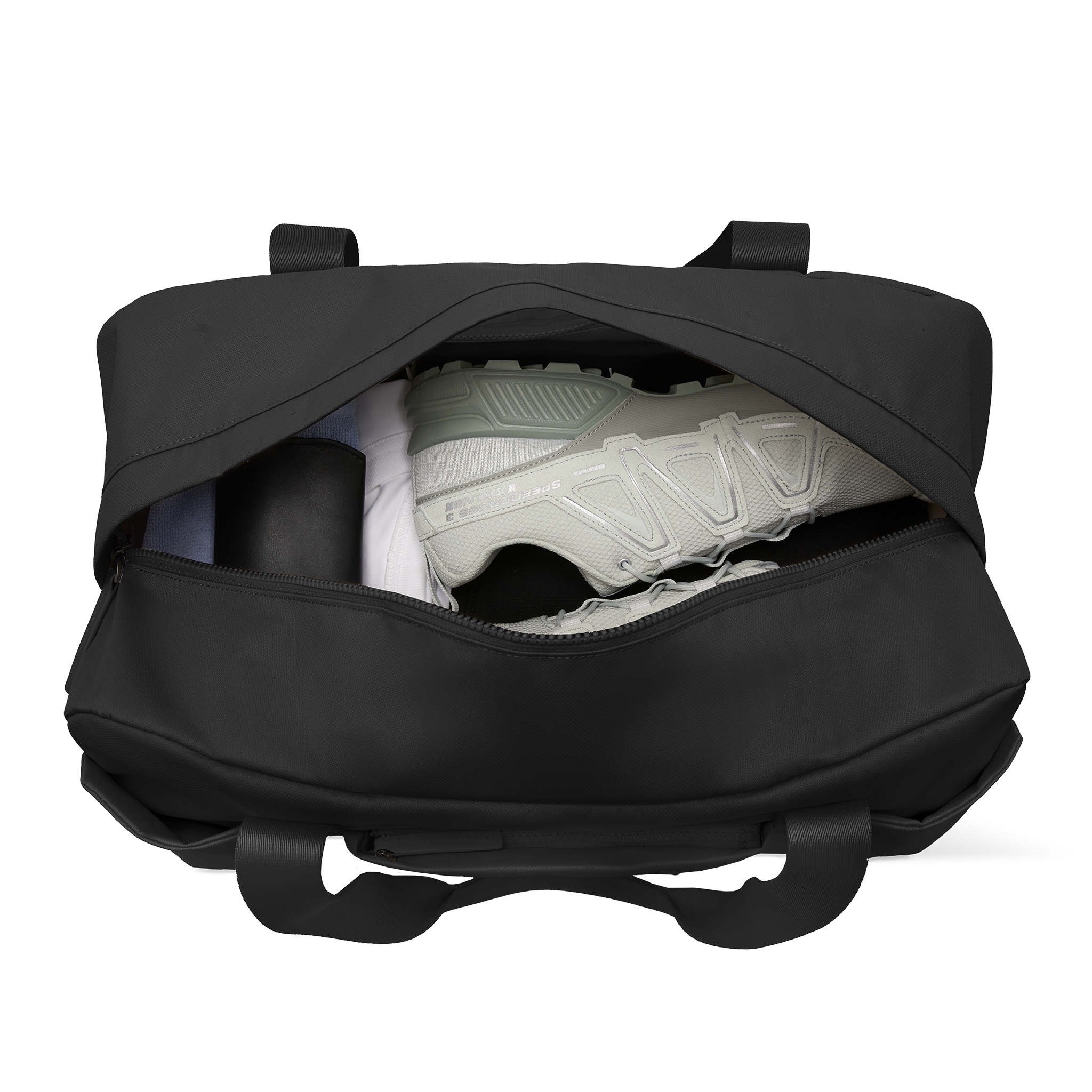 horizn-studios-shibuya-weekender-m-all-black-recyceltes-nylon-reisetasche image 4