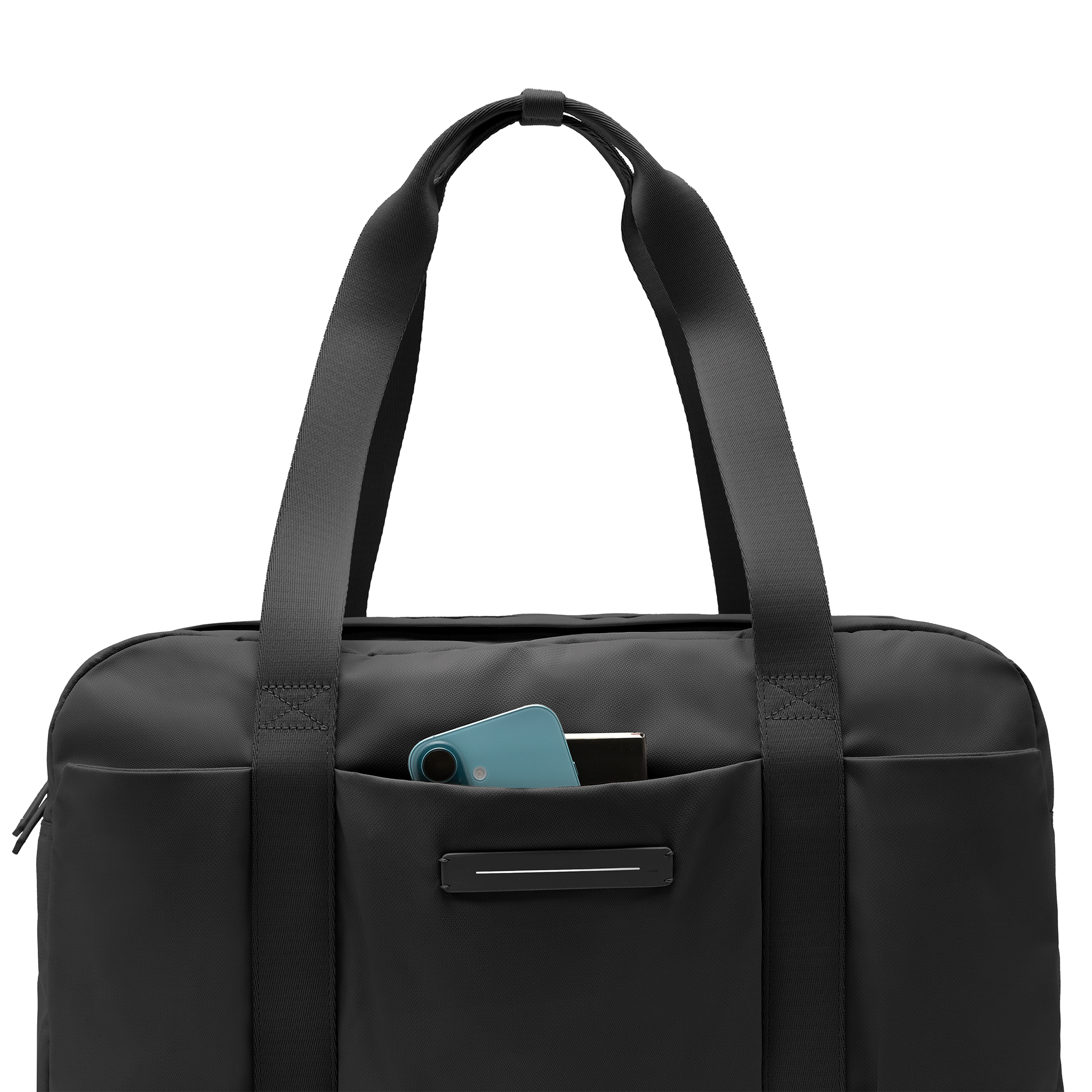 horizn-studios-shibuya-weekender-m-all-black-recyceltes-nylon-reisetasche image 6