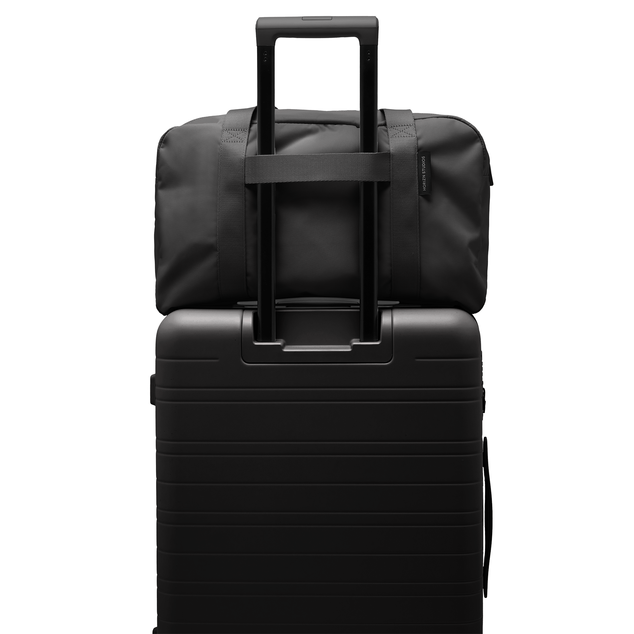 horizn-studios-shibuya-weekender-m-all-black-recyceltes-nylon-reisetasche image 8