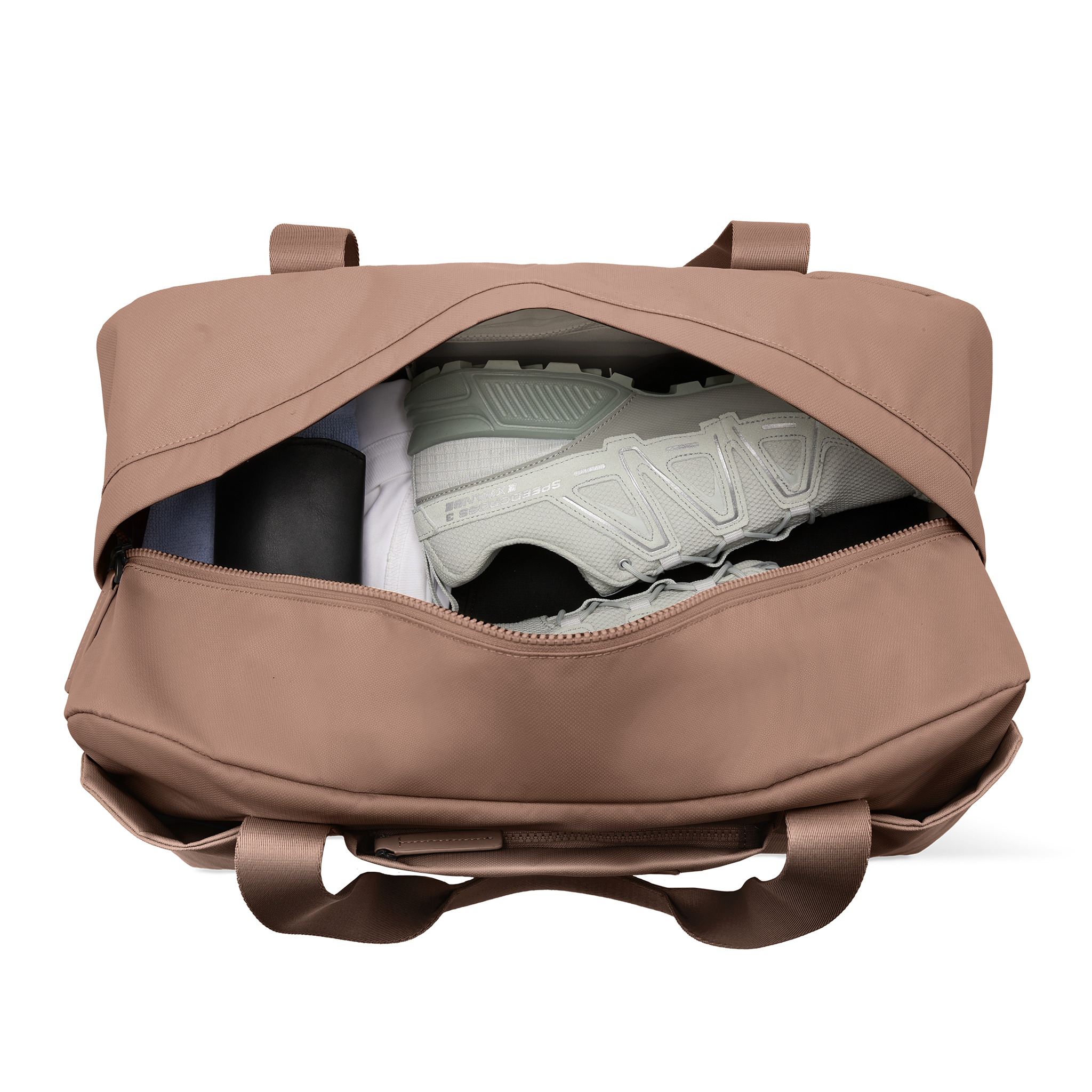 horizn-studios-shibuya-weekender-m-mocha-faltbare-reisetasche-aus-recyceltem-nyl image 5