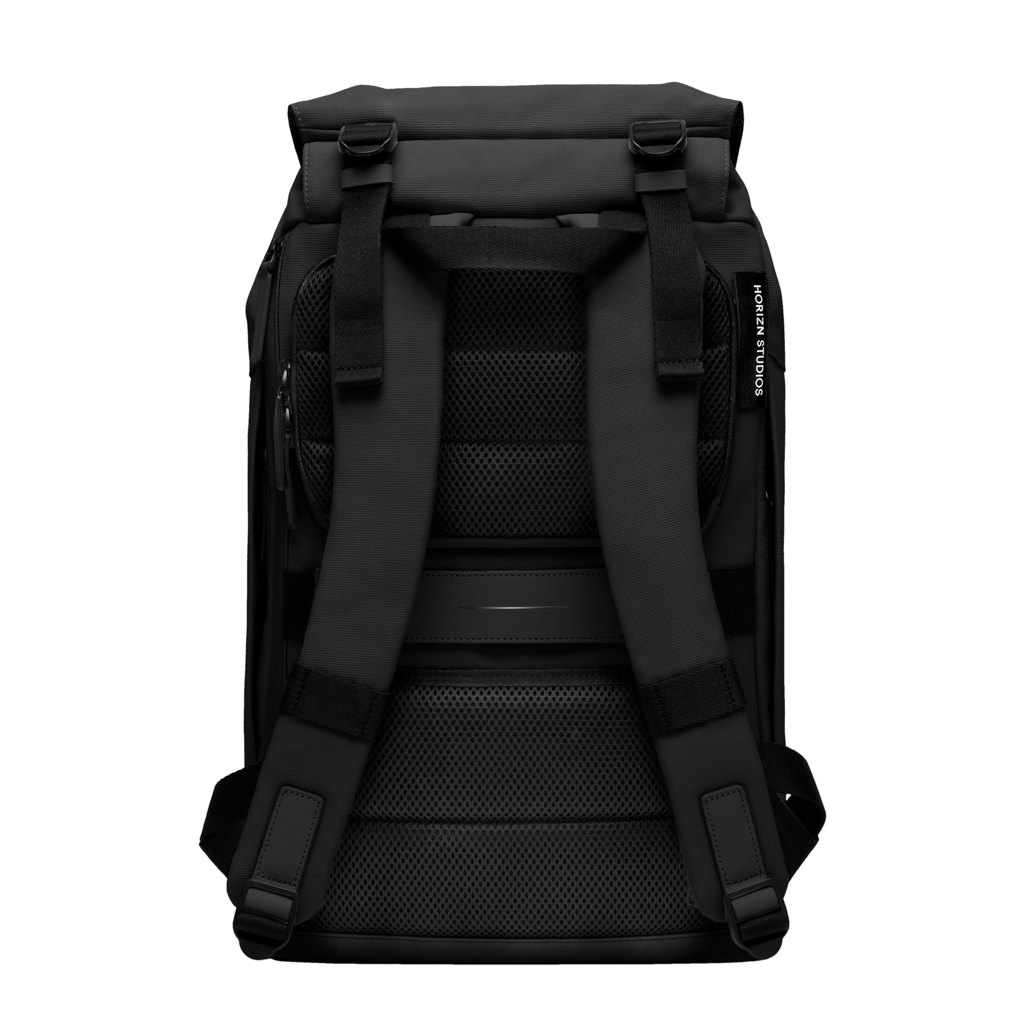 horizn-studios-sofo-backpack-city-all-black-recyceltes-wachs-canvas-tagesrucksac image 3