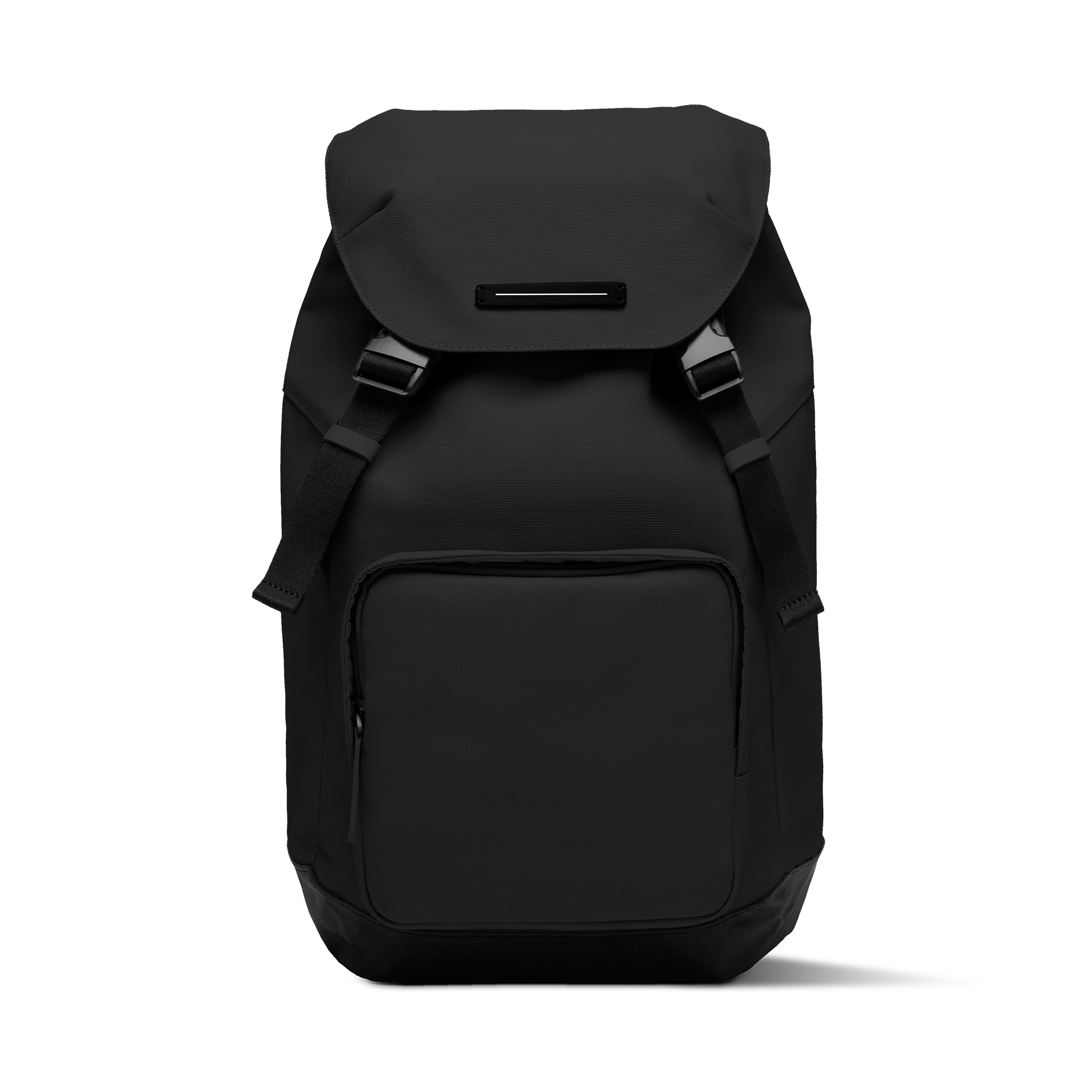 horizn-studios-sofo-backpack-city-all-black-recyceltes-wachs-canvas-tagesrucksac image 1