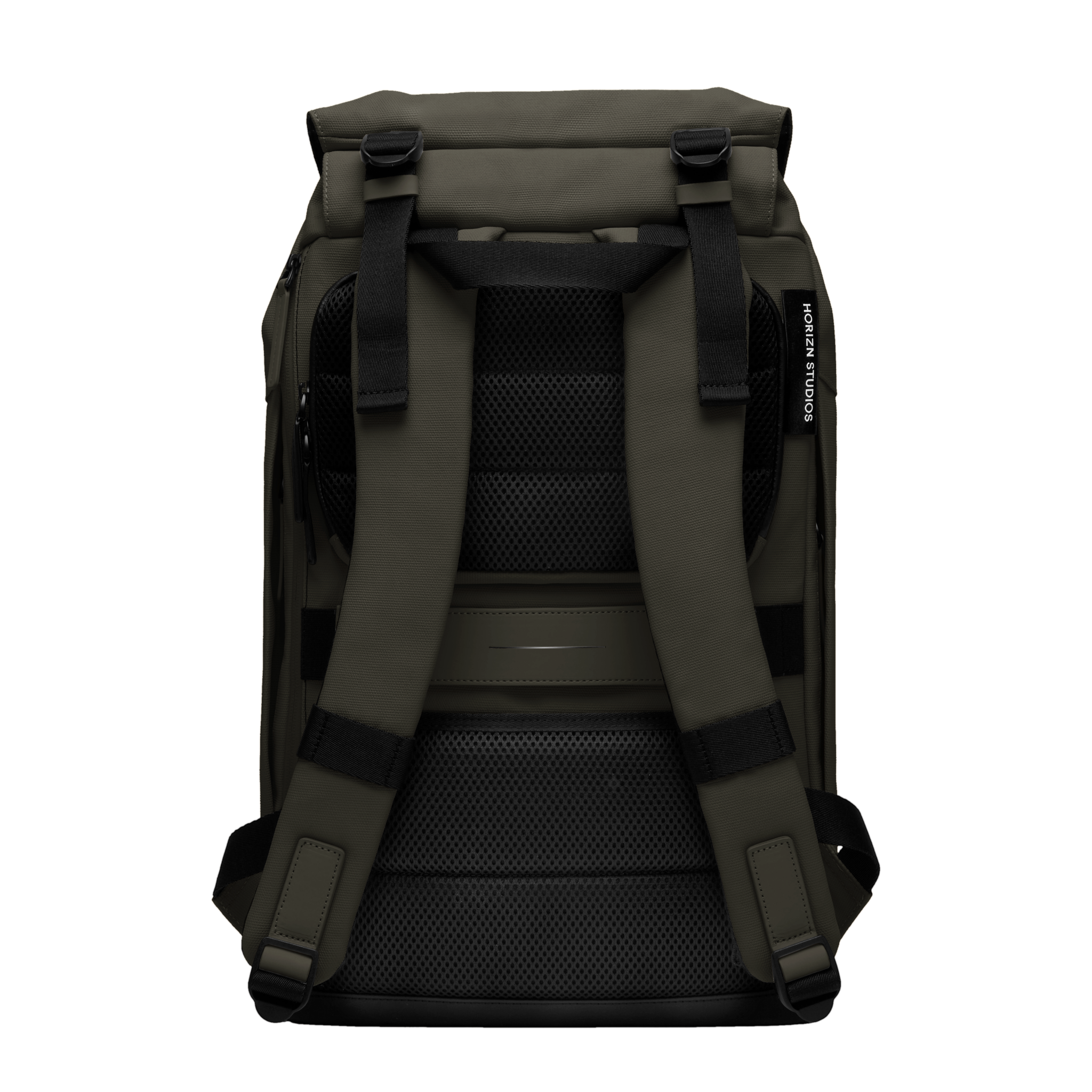 horizn-studios-sofo-backpack-city-dark-olive-recyceltes-wasserabweisendes-canvas image 3