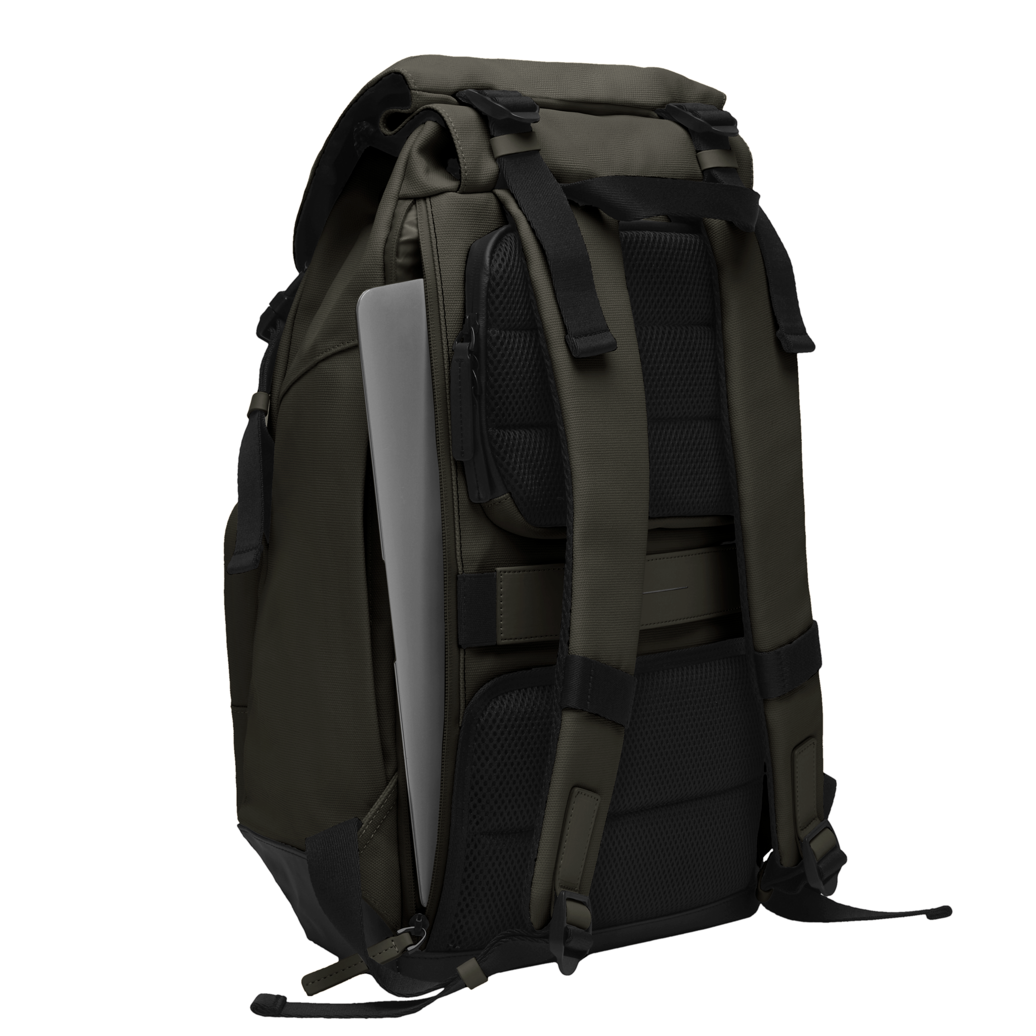 horizn-studios-sofo-backpack-city-dark-olive-recyceltes-wasserabweisendes-canvas image 5