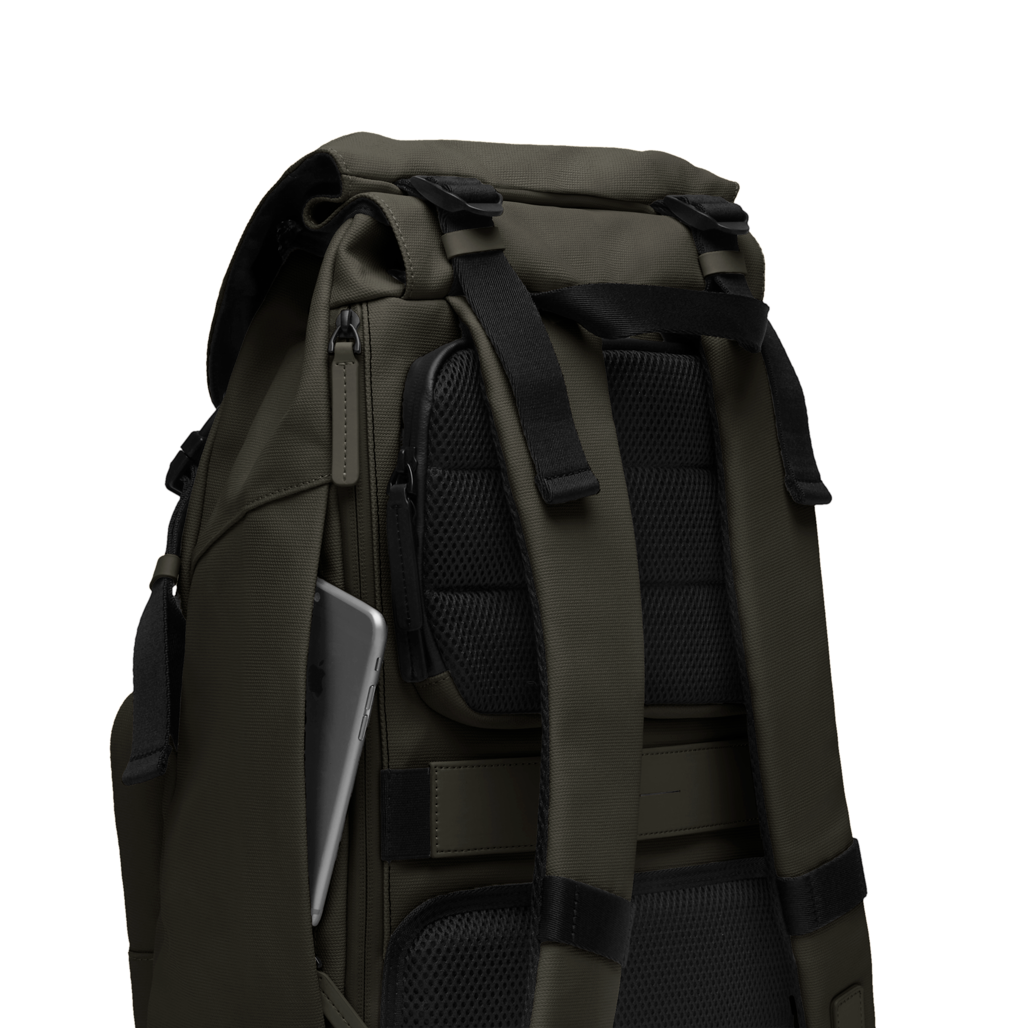 horizn-studios-sofo-backpack-city-dark-olive-recyceltes-wasserabweisendes-canvas image 6