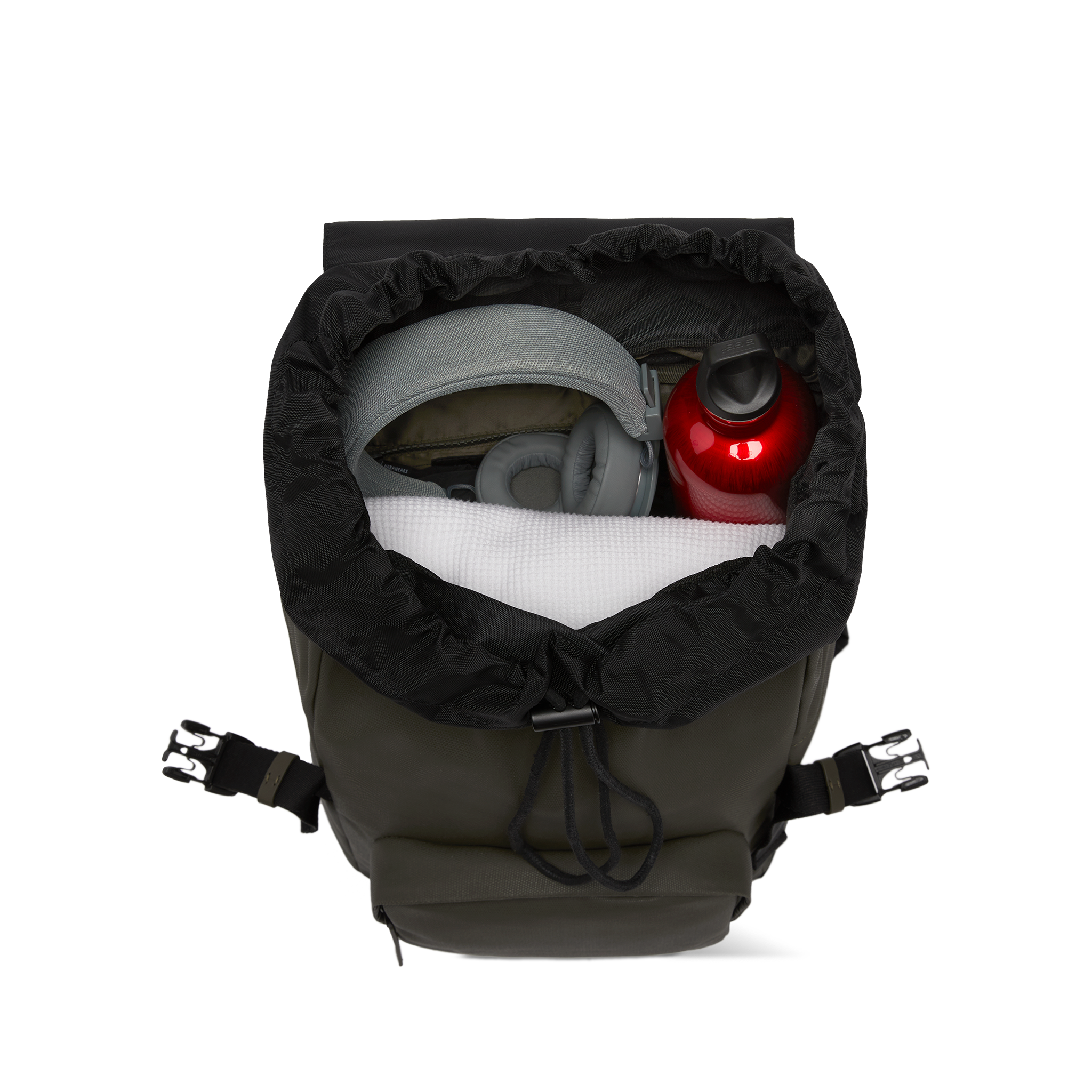 horizn-studios-sofo-backpack-city-dark-olive-recyceltes-wasserabweisendes-canvas image 7