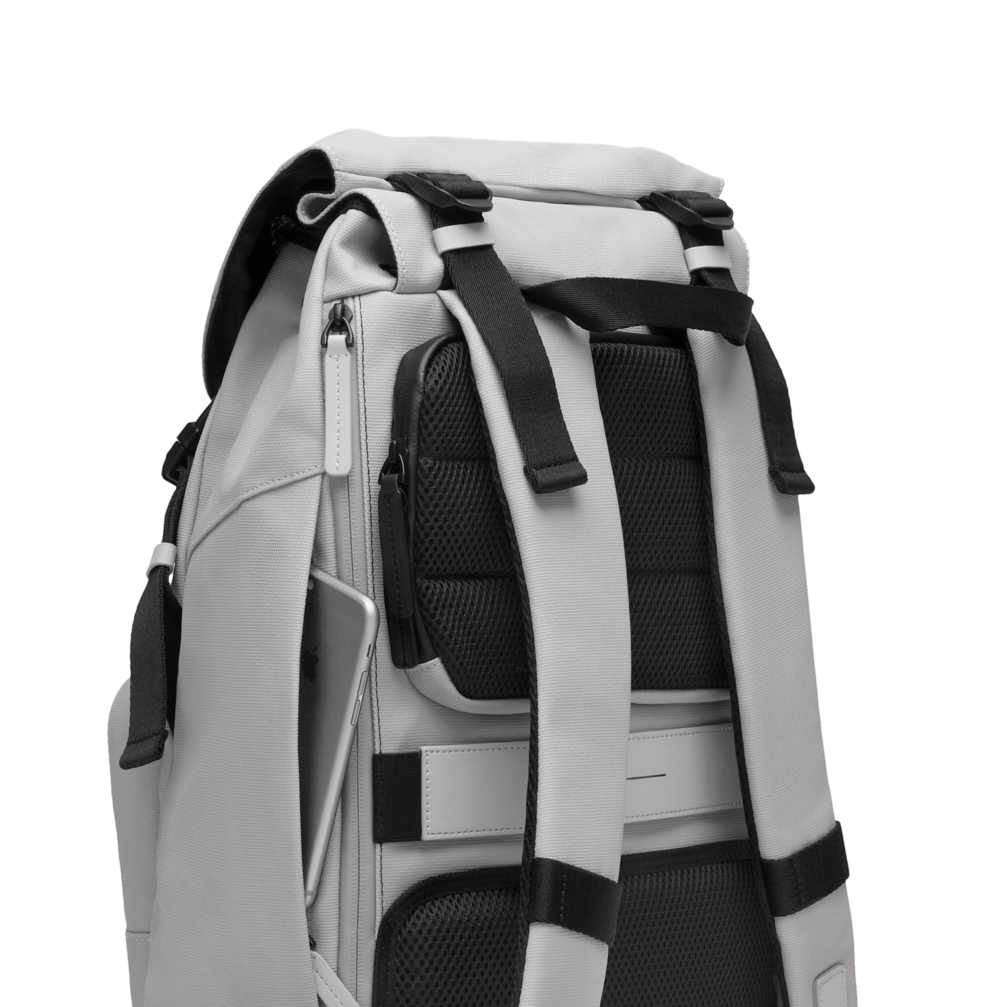 horizn-studios-sofo-backpack-city-light-quartz-grey-stadtrucksack-aus-recyceltem image 6
