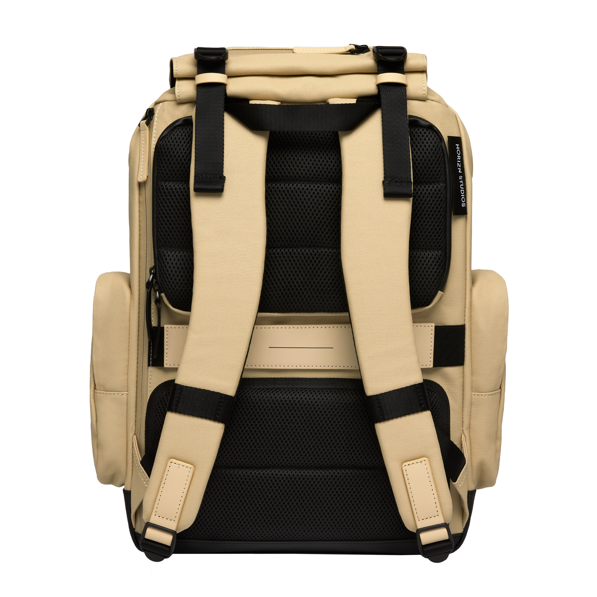 horizn-studios-sofo-backpack-commute-in-sand-rucksack-aus-recyceltem-gewachstem- image 3
