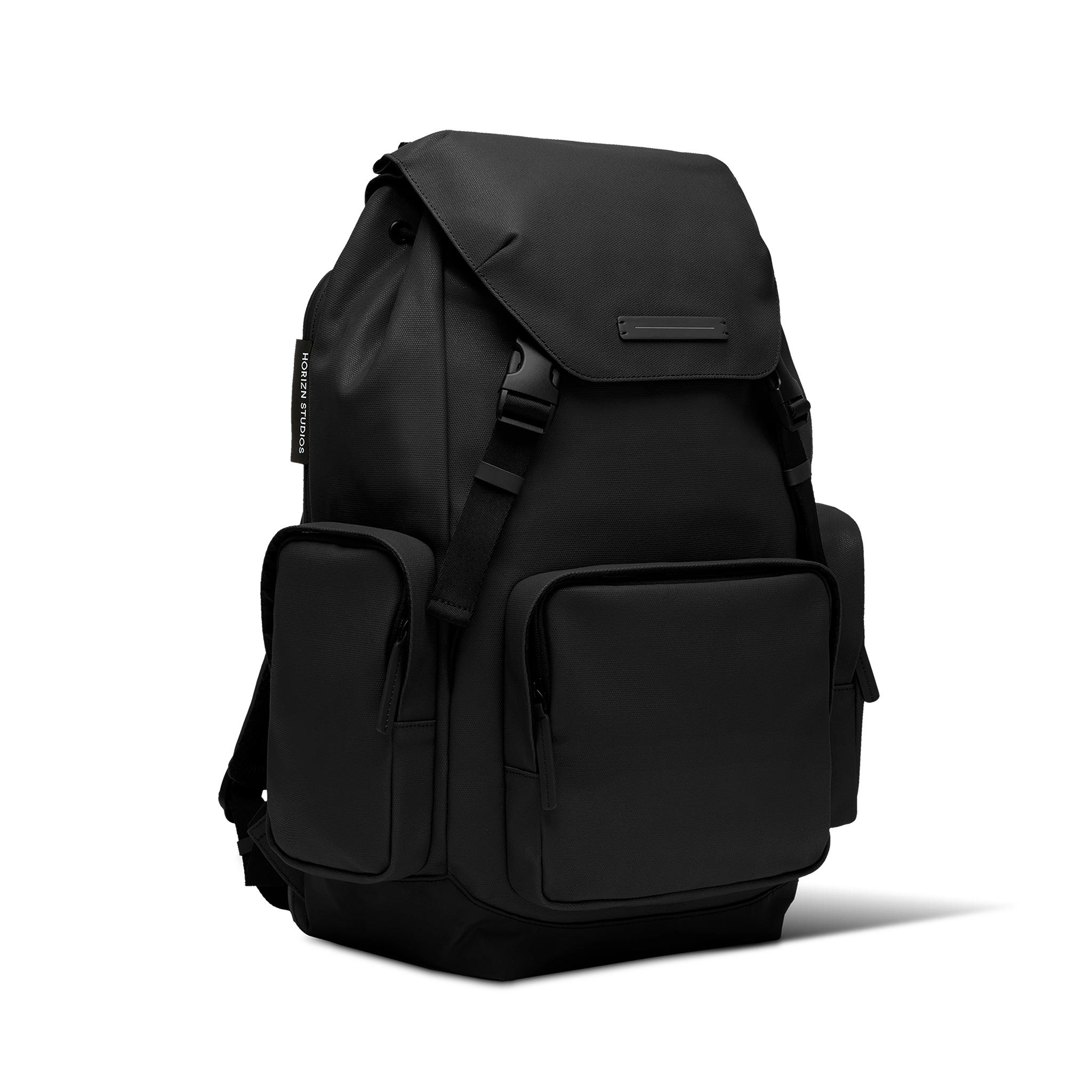 horizn-studios-sofo-backpack-travel-black-gewachstes-canvas-reise-rucksack image 2