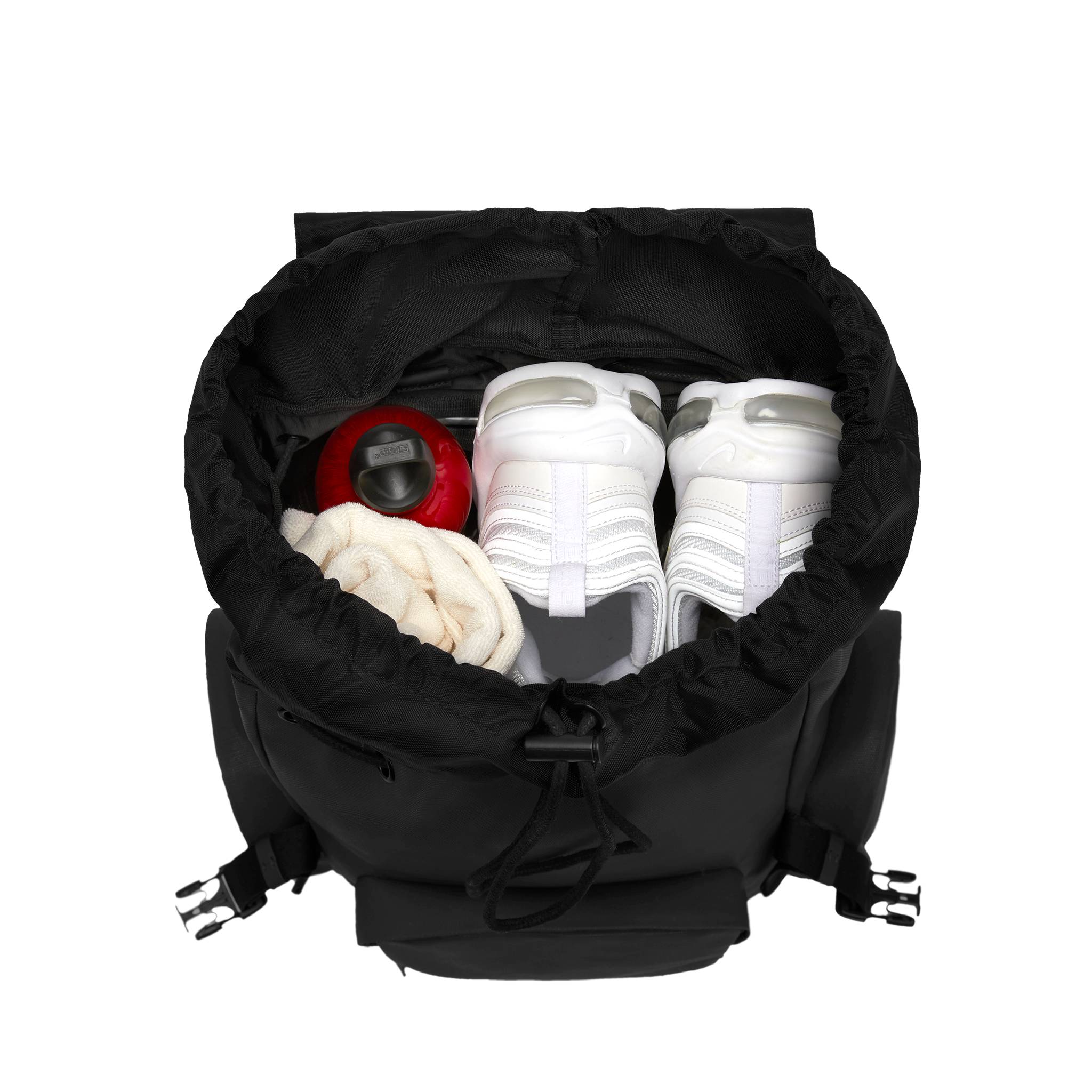 horizn-studios-sofo-backpack-travel-black-gewachstes-canvas-reise-rucksack image 7