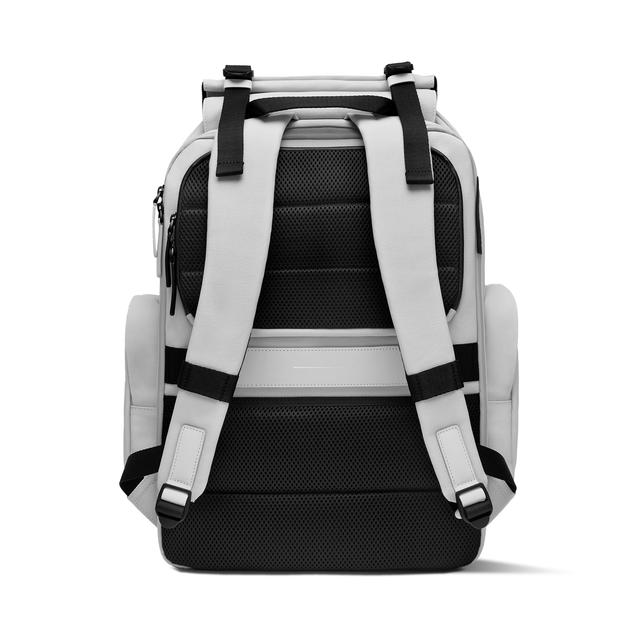 horizn-studios-sofo-backpack-travel-light-quartz-grey-recycled-waxed-canvas-reis image 3