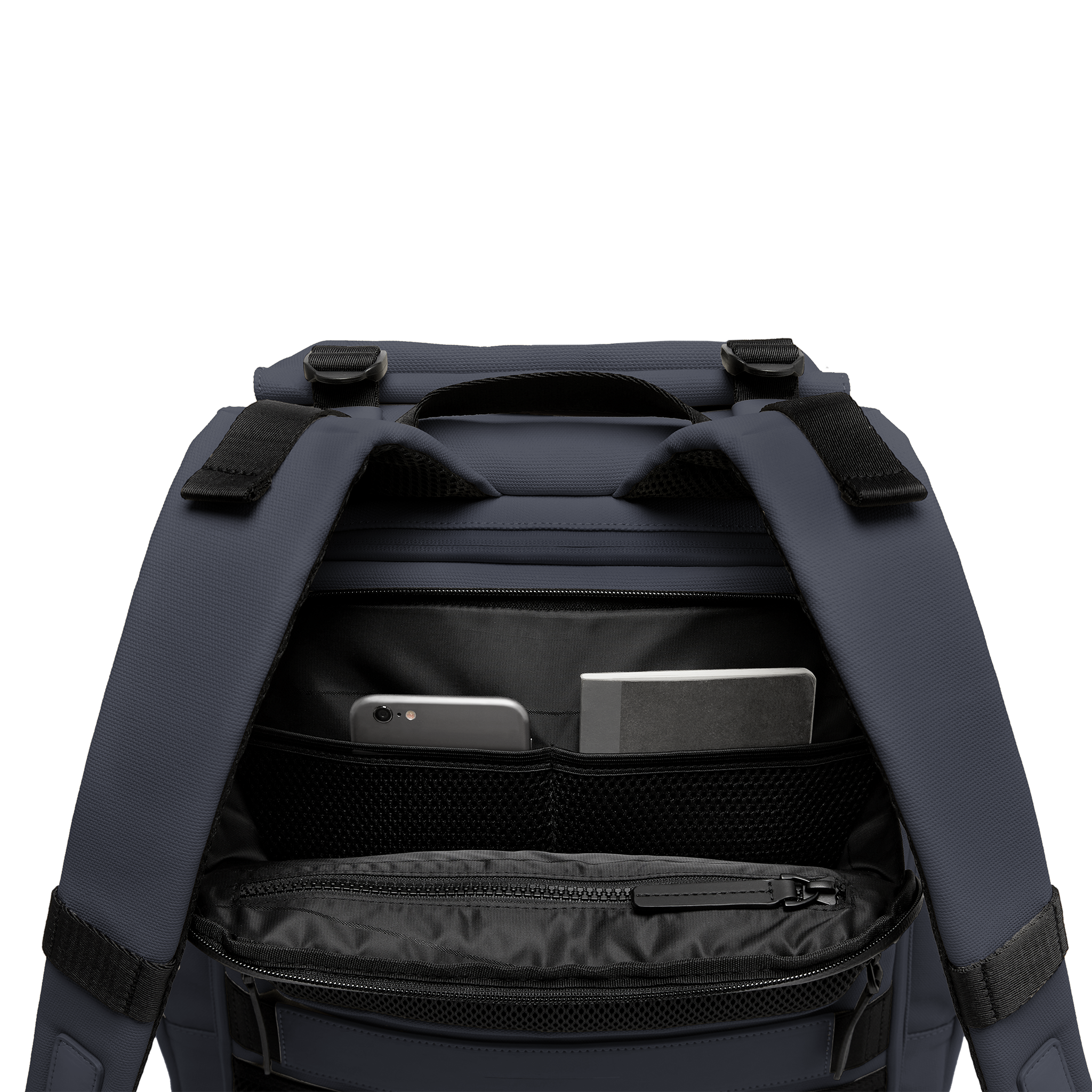 horizn-studios-sofo-backpack-travel-rucksack-night-blue-gewachster-recycelter-ba image 4