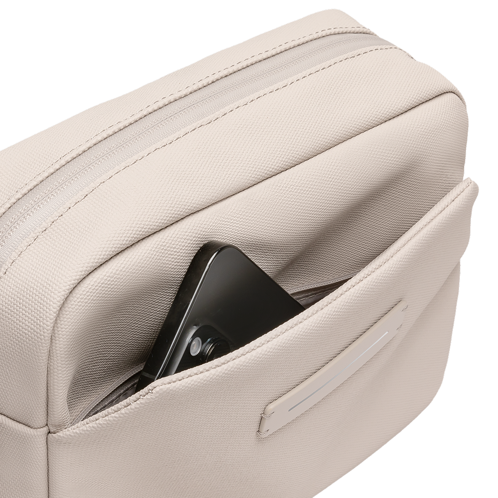 horizn-studios-sofo-box-bag-sand-grey-kompakte-waxd-canvas-umh-ngetasche image 5