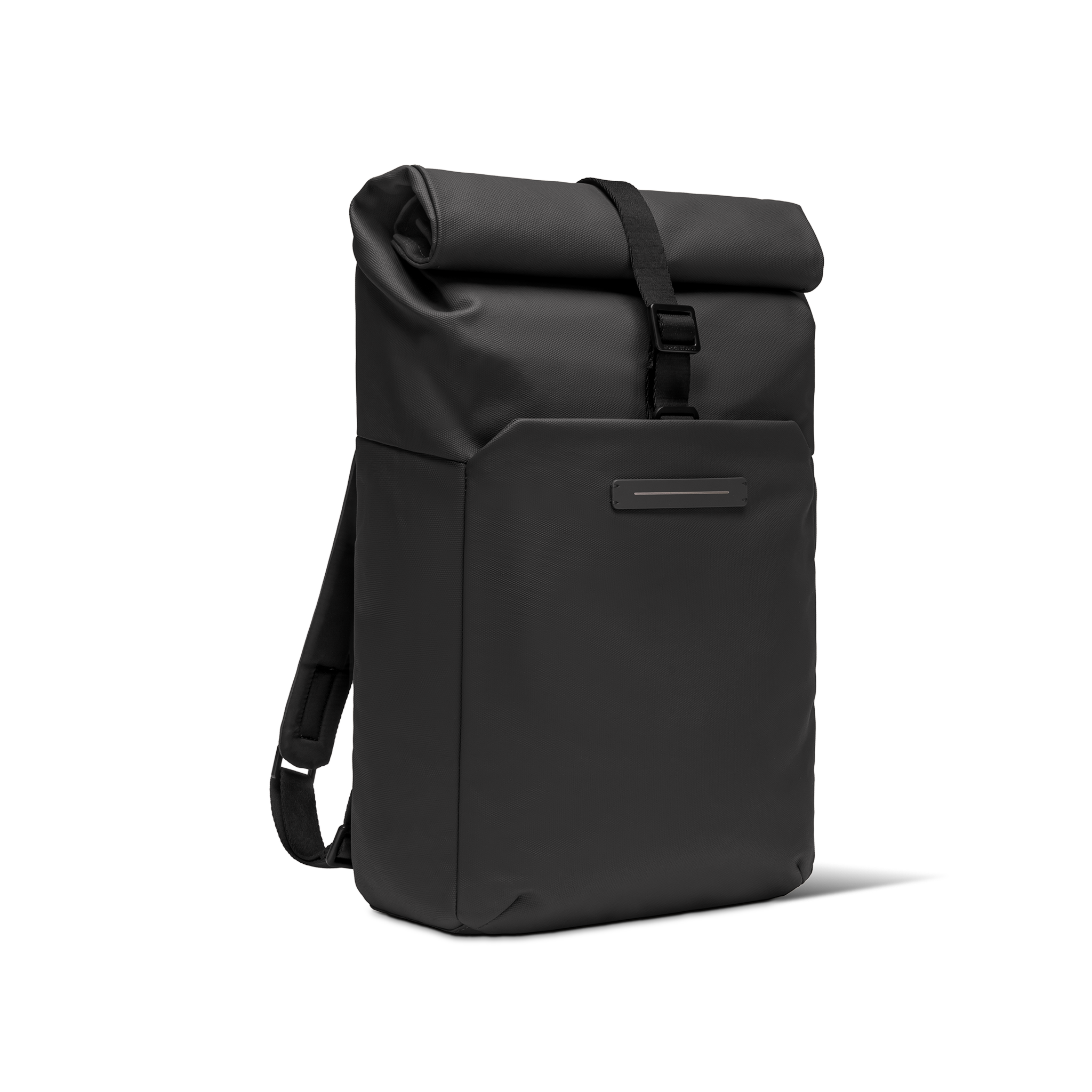 horizn-studios-sofo-rolltop-backpack-x-all-black-waxed-canvas-rolltop-rucksack image 2