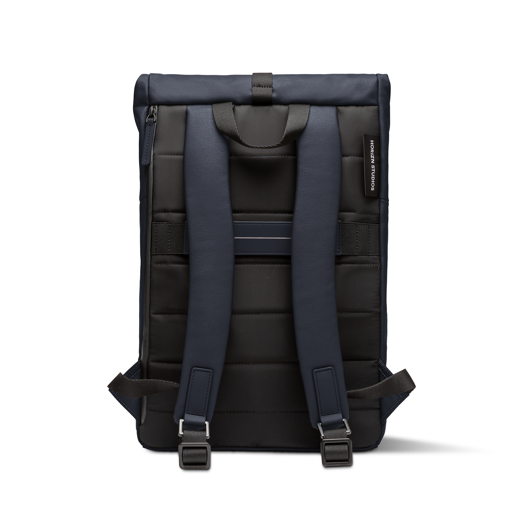horizn-studios-sofo-rolltop-backpack-x-rucksack-aus-gewachstem-canvas-night-blue image 3