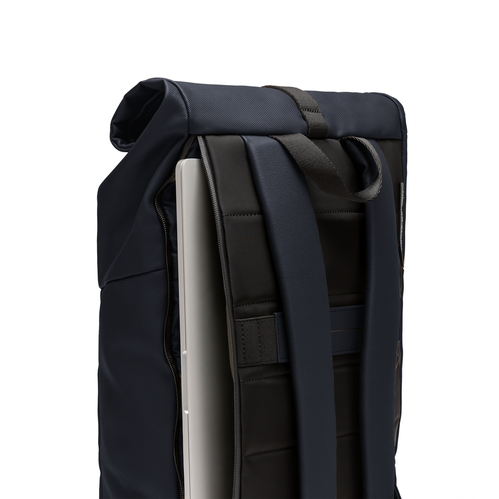 horizn-studios-sofo-rolltop-backpack-x-rucksack-aus-gewachstem-canvas-night-blue image 5