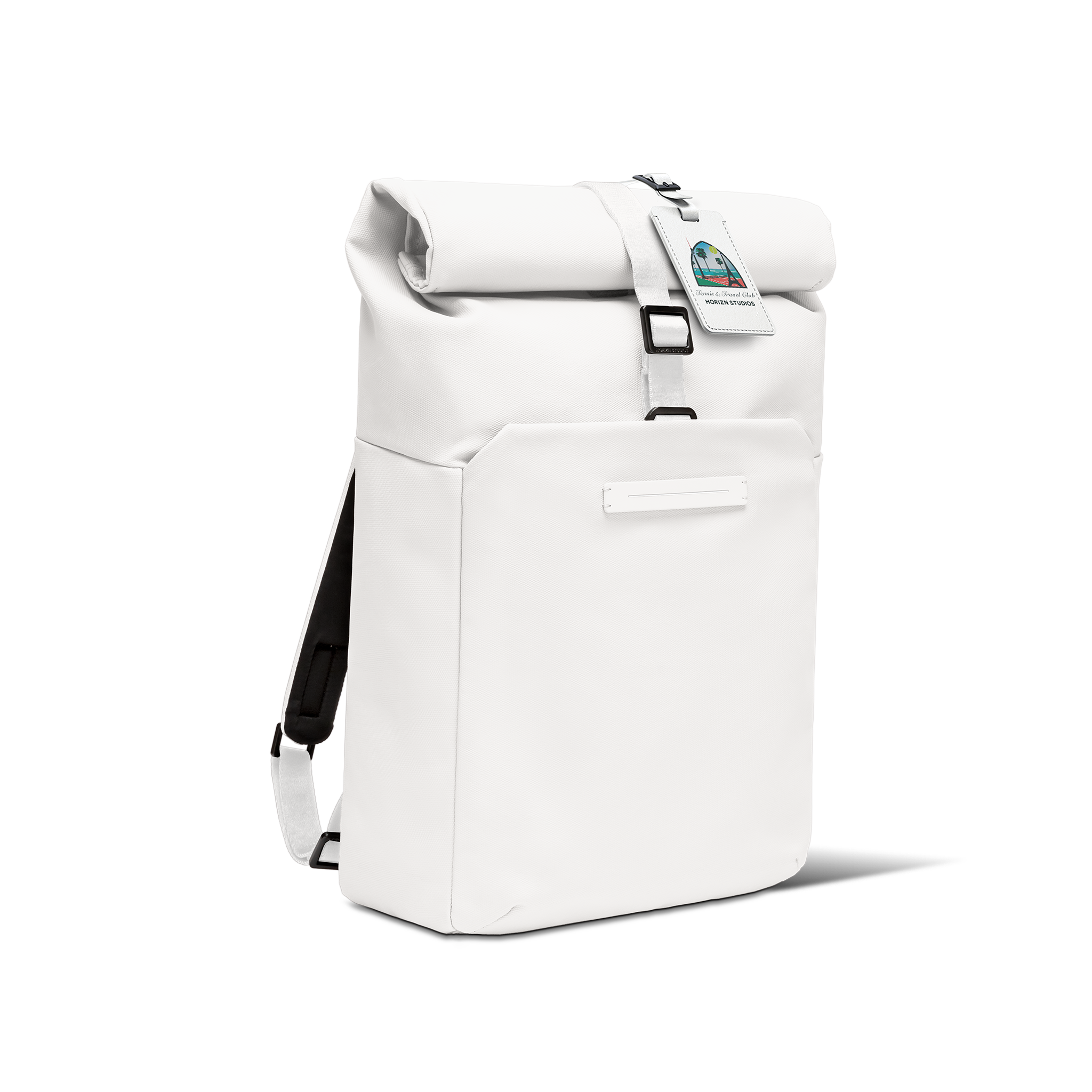 horizn-studios-sofo-rolltop-x-tennis-edition-rolltop-rucksack-all-white image 2