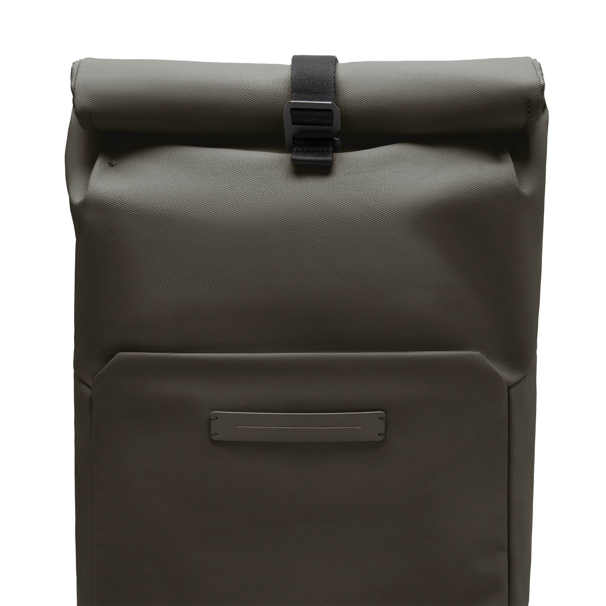 horizn-studios-sofo-rolltop-backpack-x-dark-olive-waxed-canvas-rucksack image 6