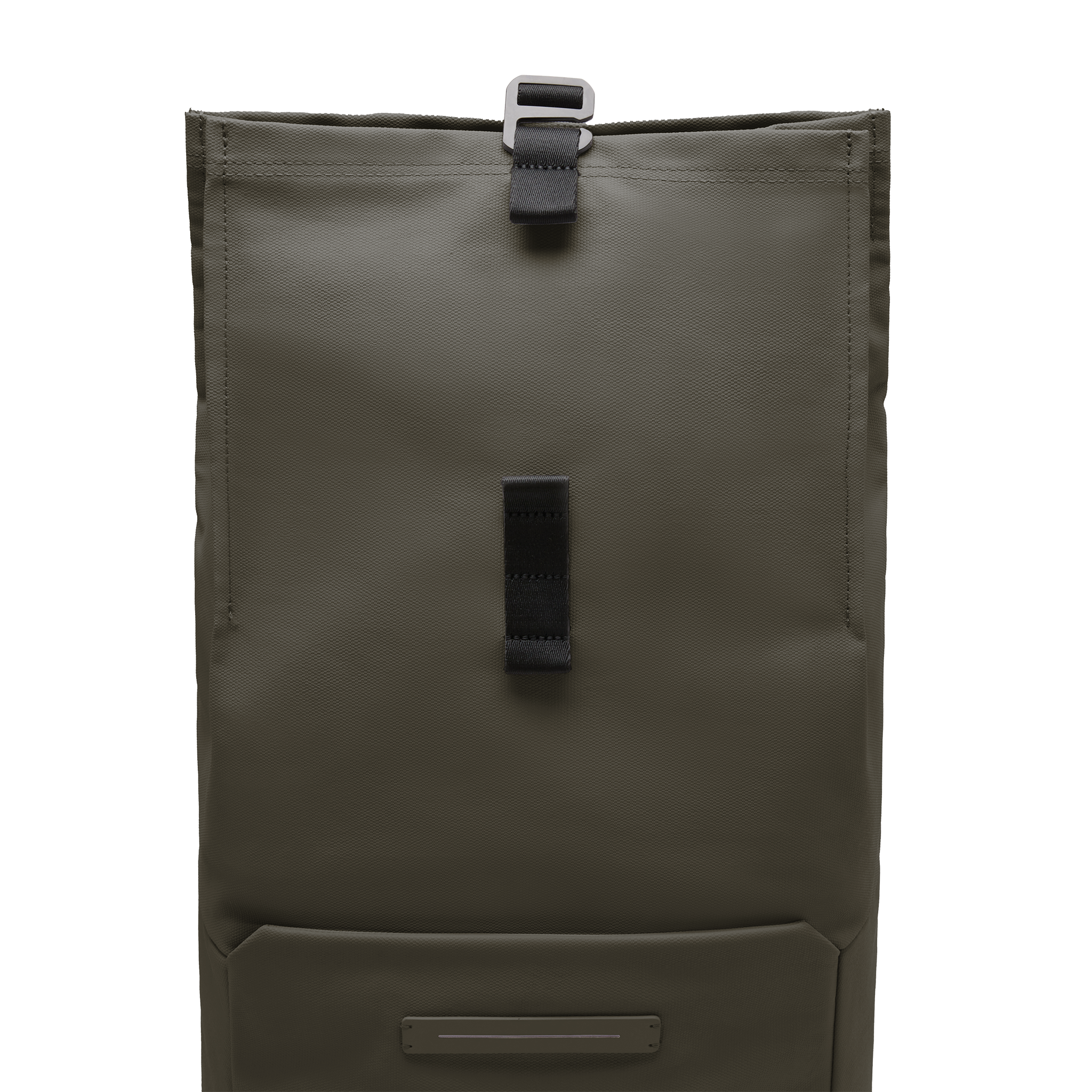 horizn-studios-sofo-rolltop-backpack-x-dark-olive-waxed-canvas-rucksack image 7