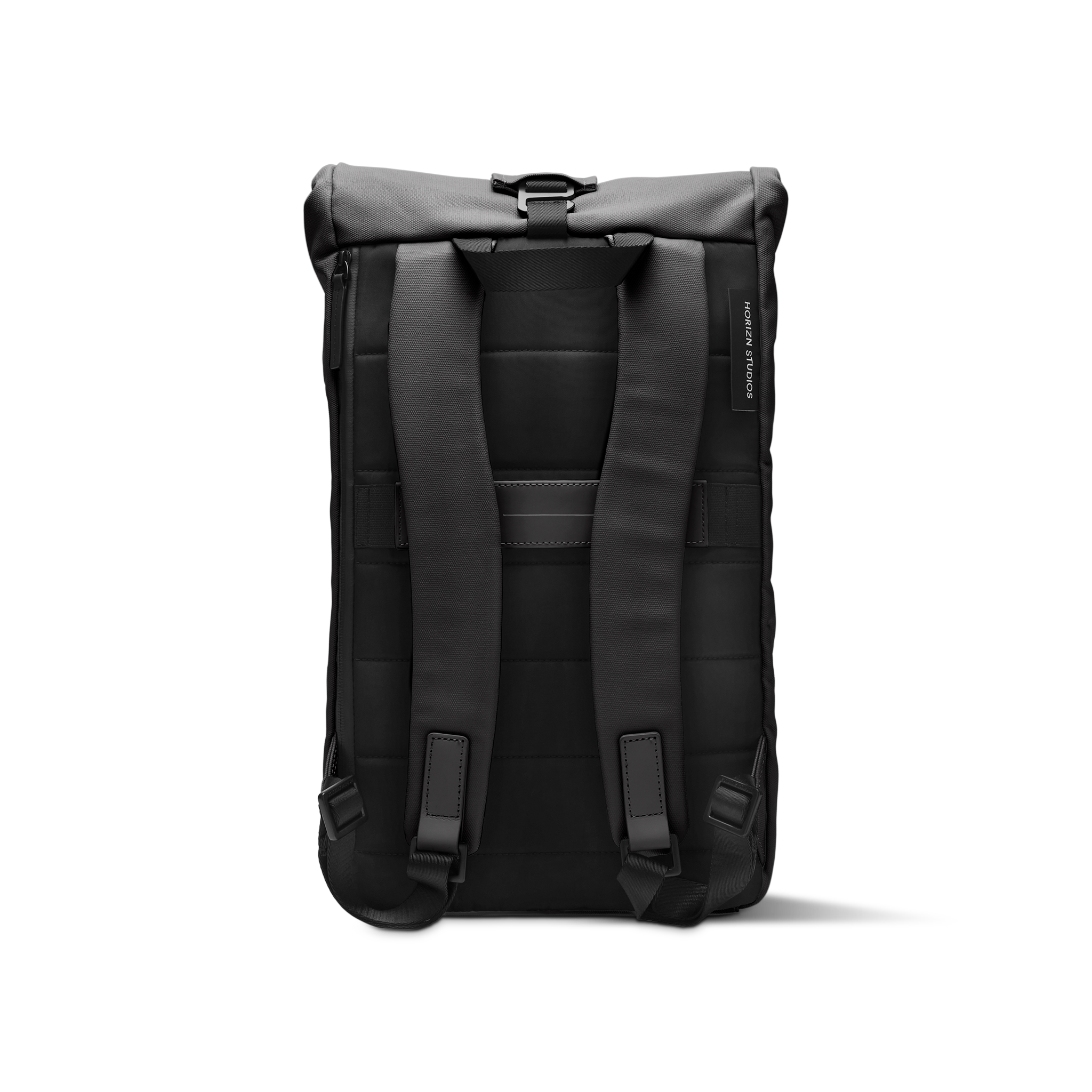 horizn-studios-sofo-rolltop-backpack-all-black-rucksack-aus-recyceltem-wasserdic image 3