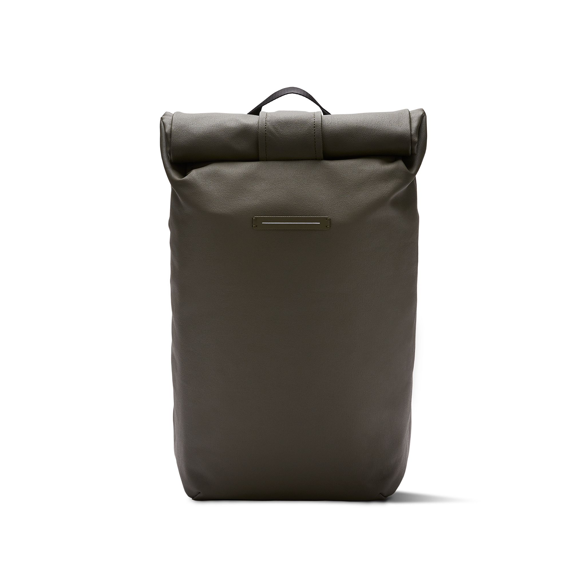 horizn-studios-sofo-rolltop-backpack-dark-olive-waxed-canvas-daypack image 1