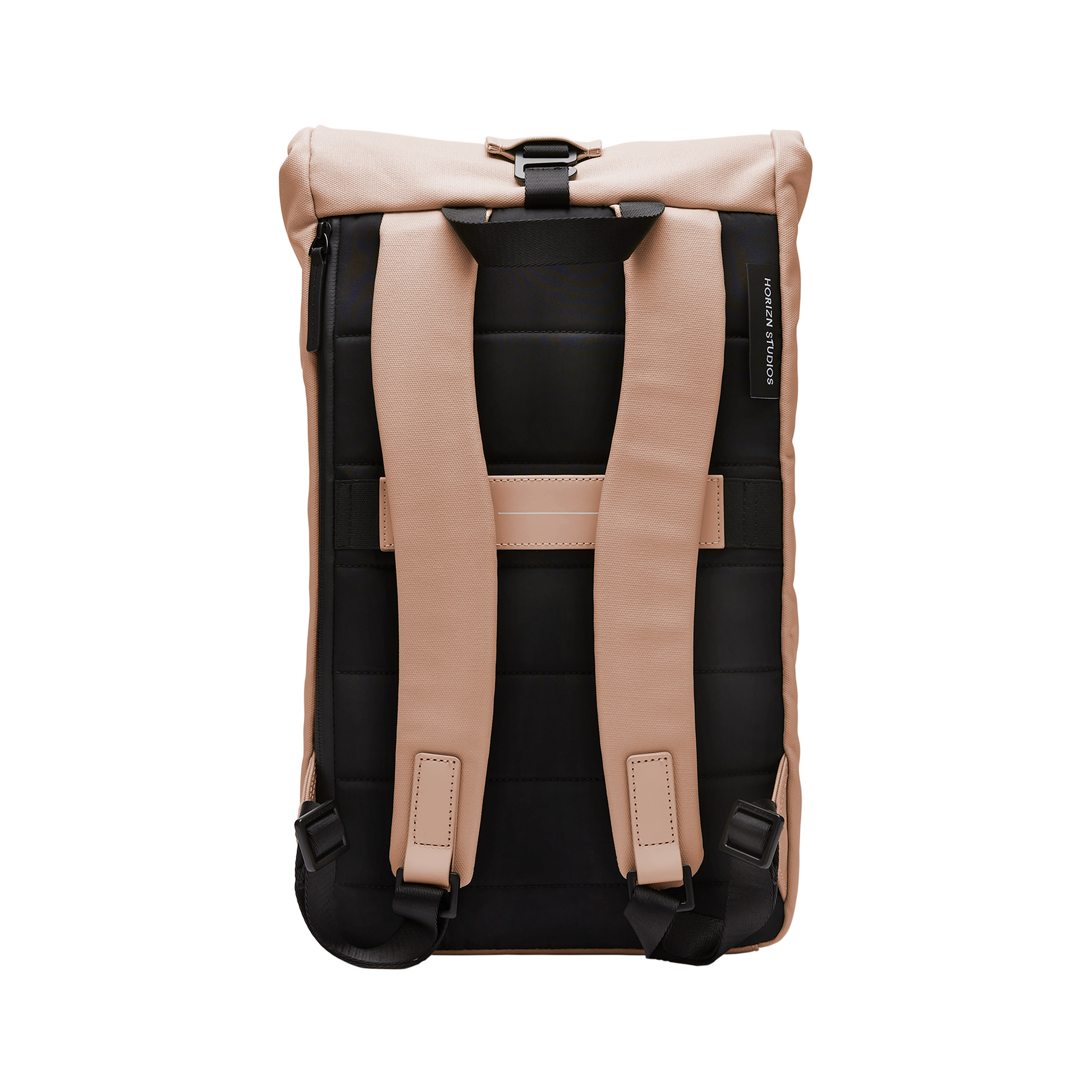 horizn-studios-sofo-rolltop-backpack-rucksack-sand-rose-recycled-cotton-canvas-r image 3